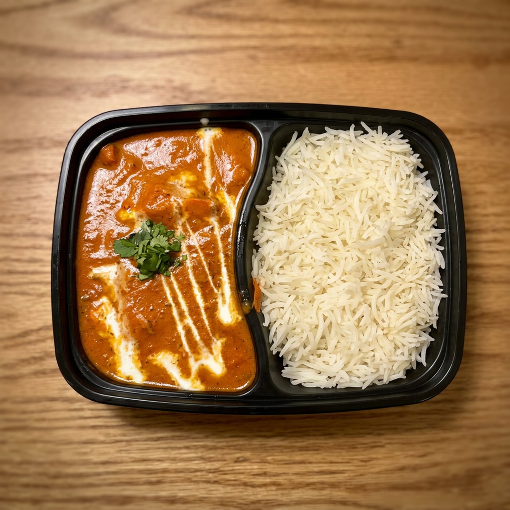 Butter Chicken with Rice Box