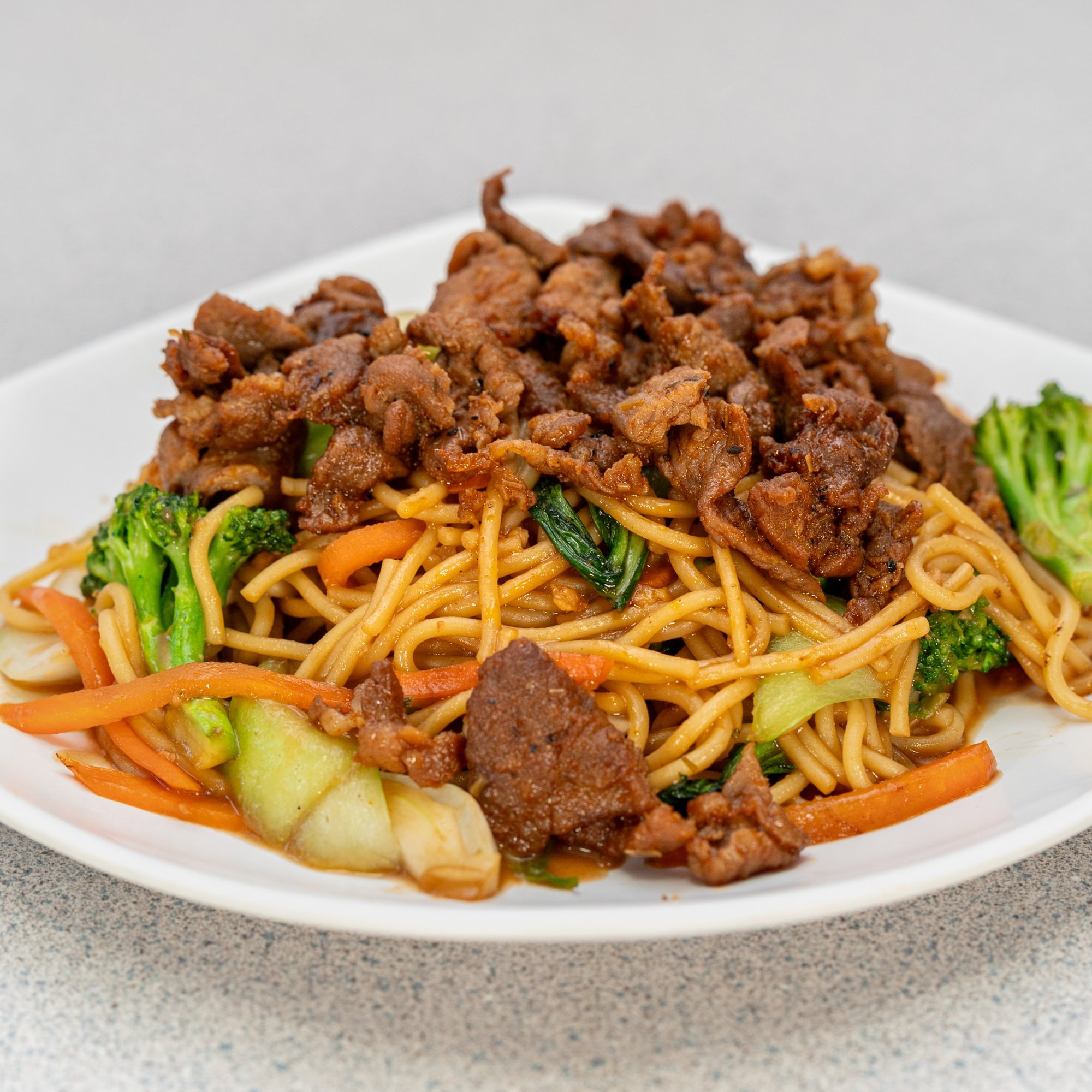 Grilled Pork Garlic Noodle