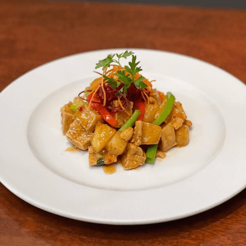 Sauteed Tofu and Cashews Nuts