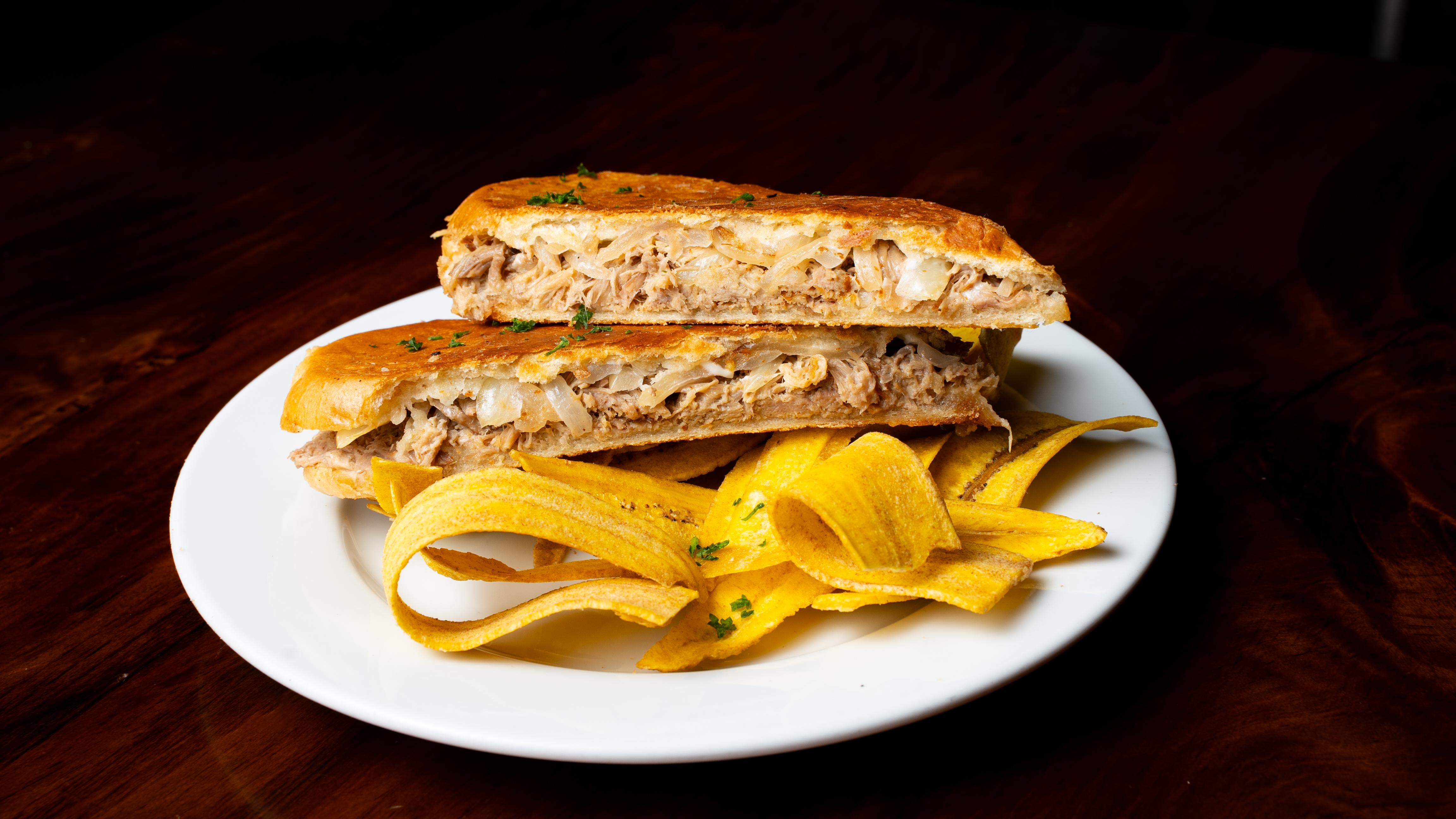 Pan Con Lechon | Roasted Pork Sandwich.