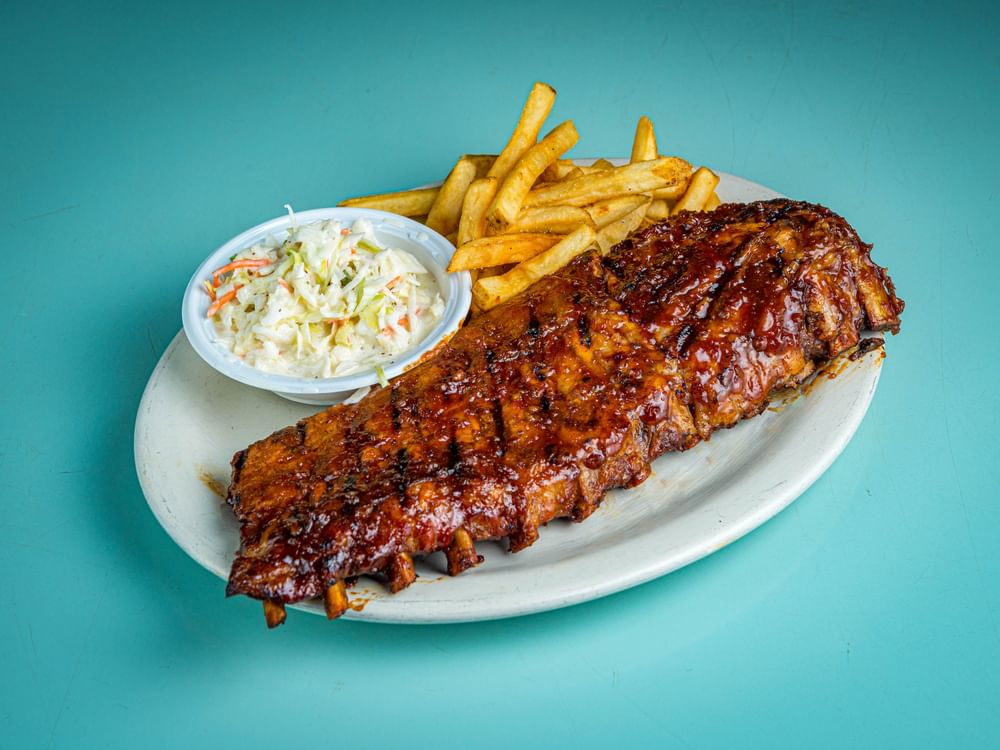BBQ Baby Back Ribs with Homemade BBQ Sauce