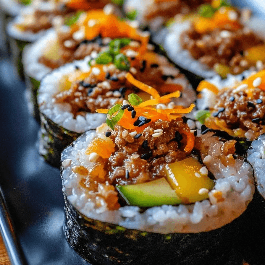 Traditional Spicy Bulgogi Gimbap