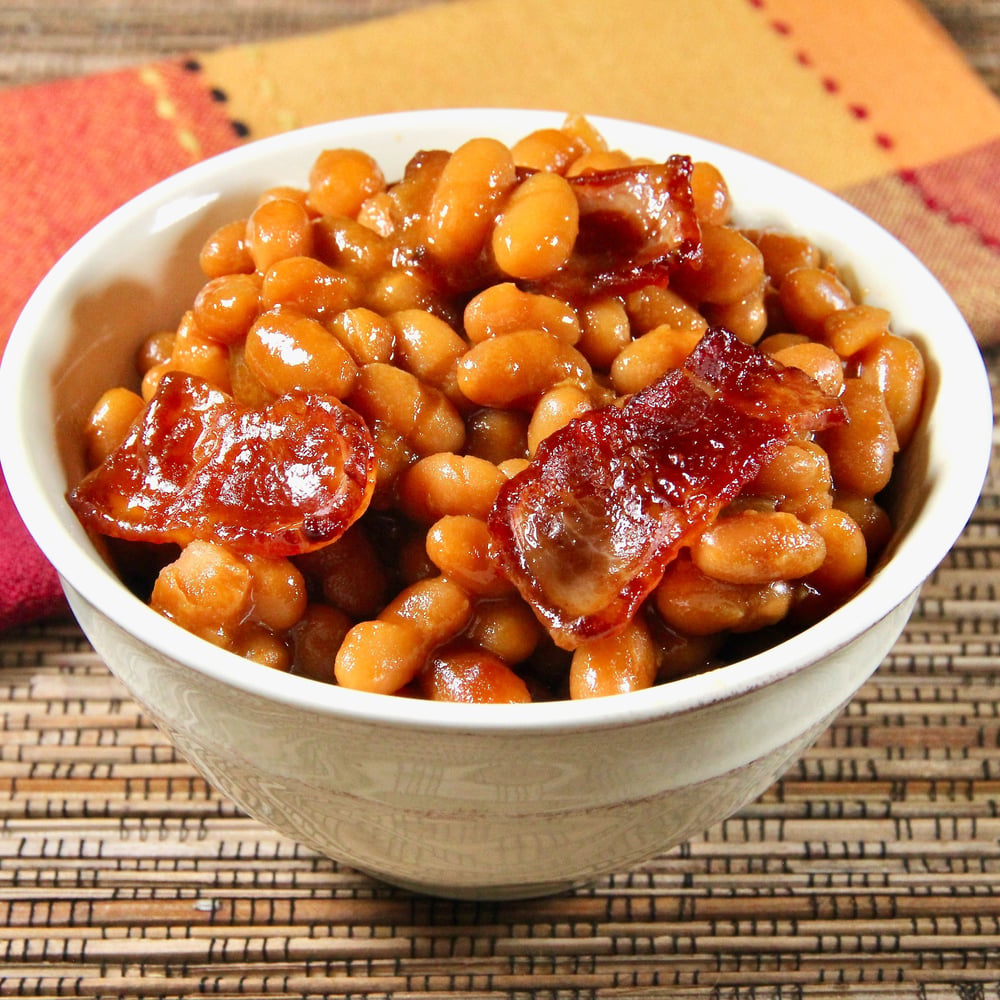 BAKED HABICHUELAS (beans)
