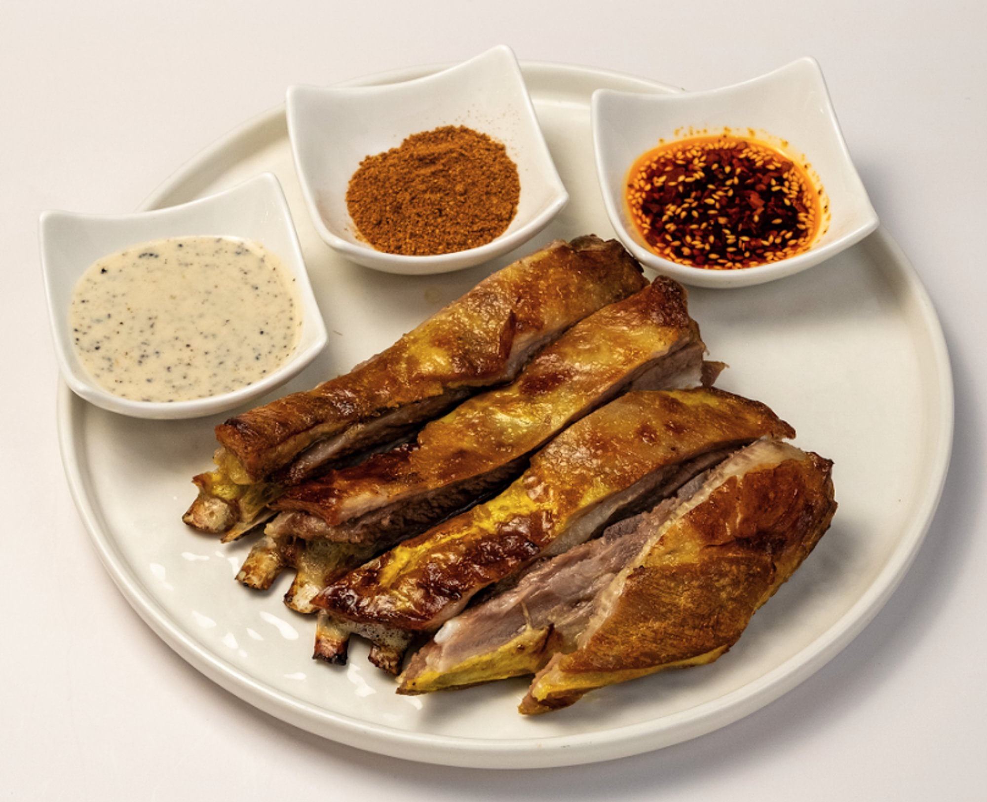Golden Crispy Roasted Lamb Rib 黄金脆片烤羊排