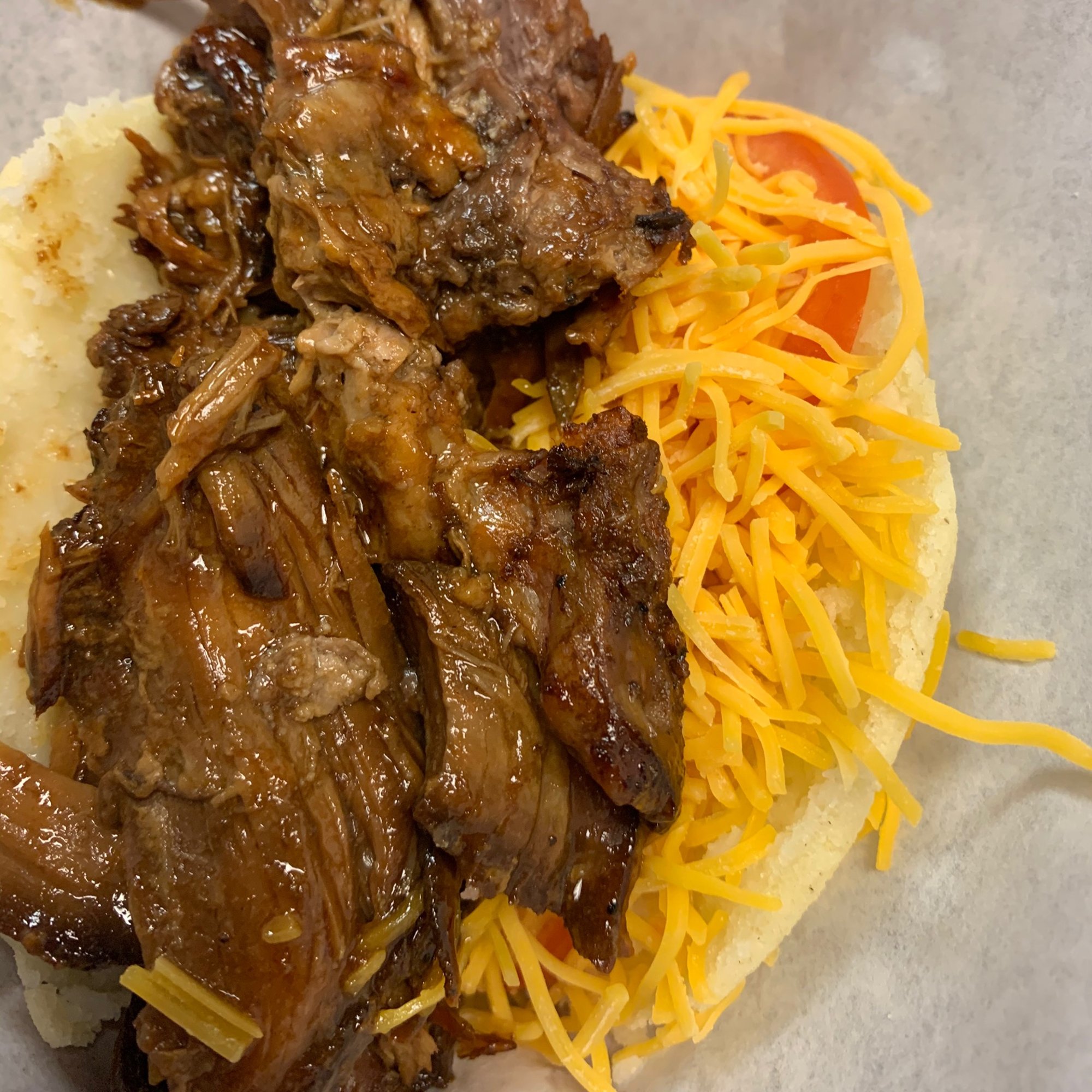 Rumbera (Pernil with Yellow Cheese)