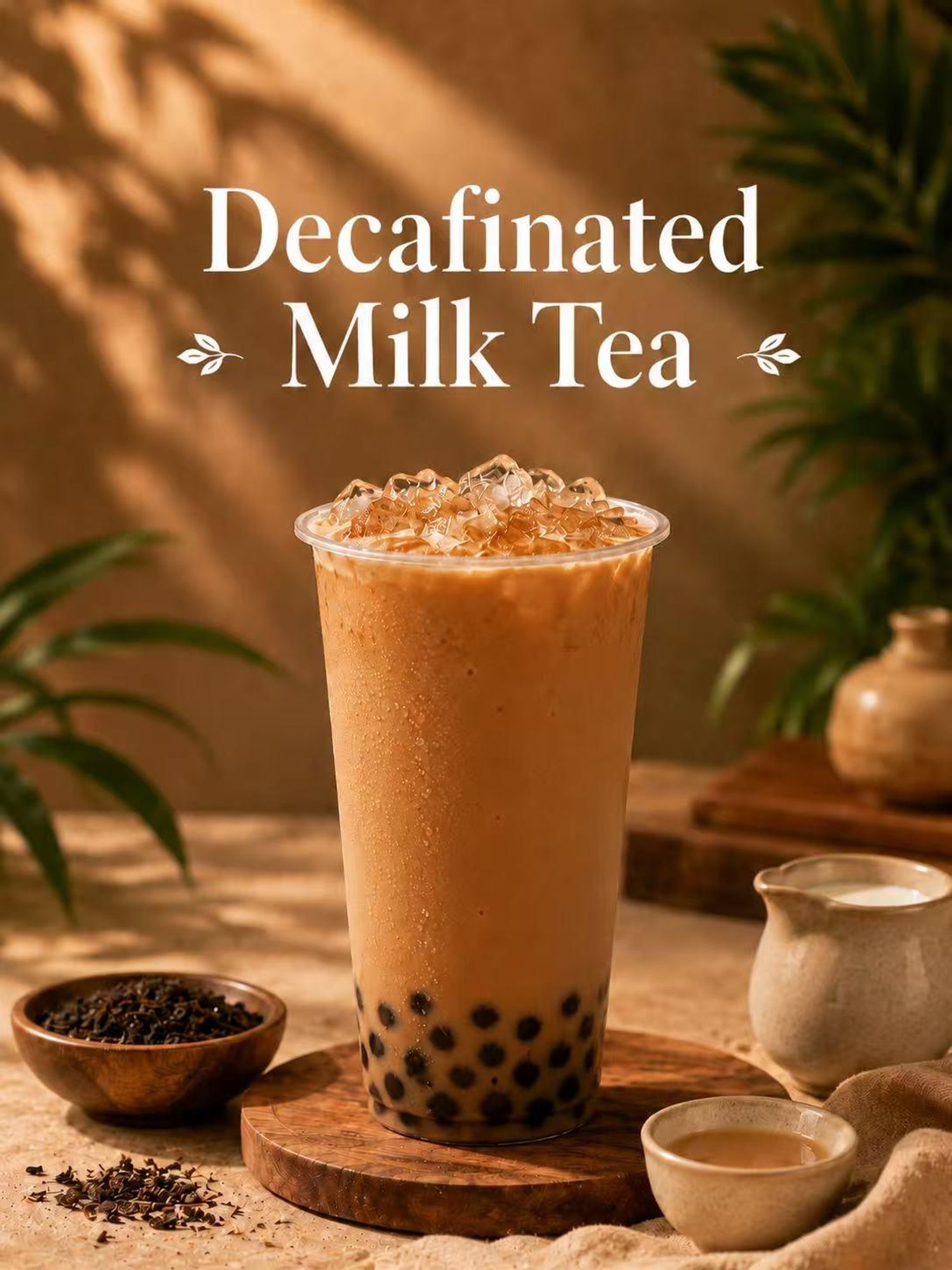Decaffeinated Boba Milk Tea