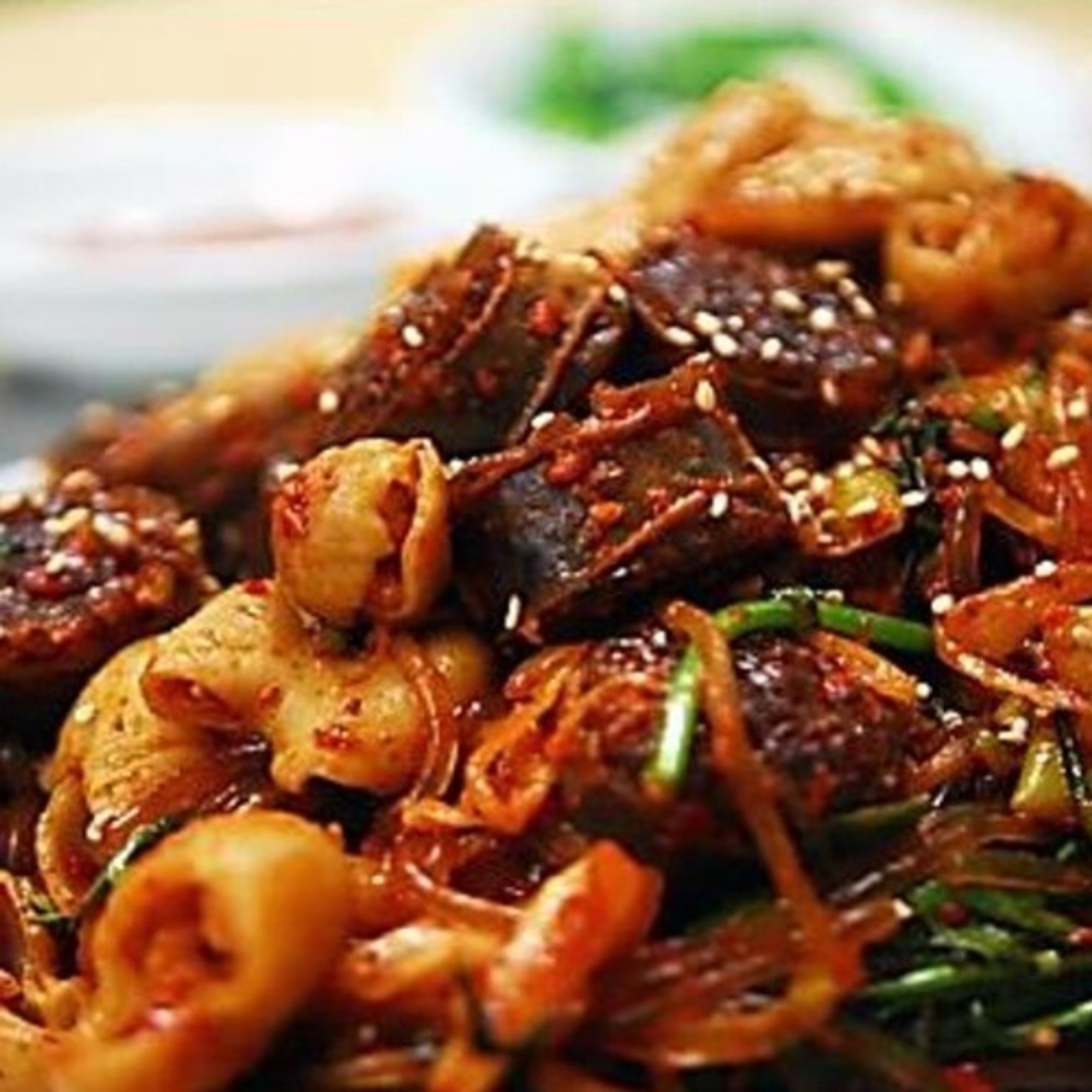 Soon Dae & Gop Chang (순대곱창볶음)