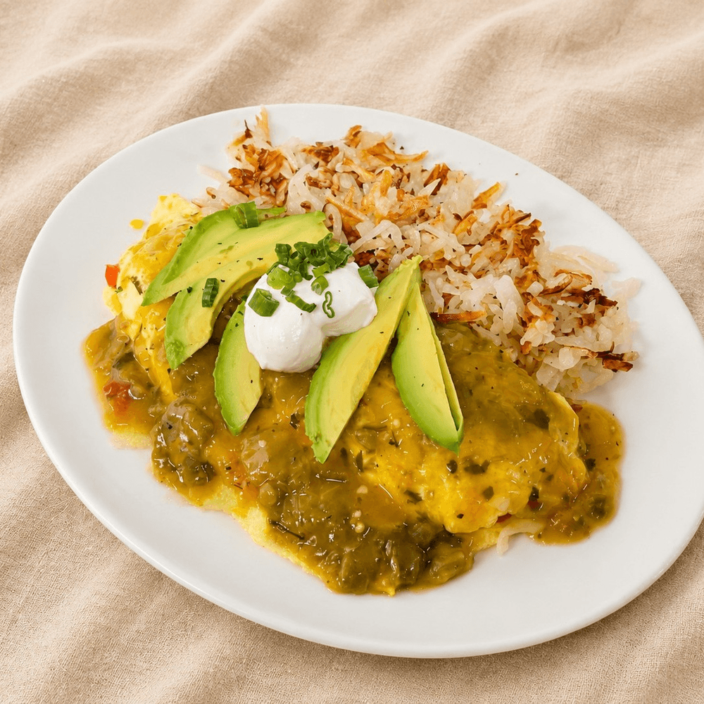 Chorizo Green Chile Omelette