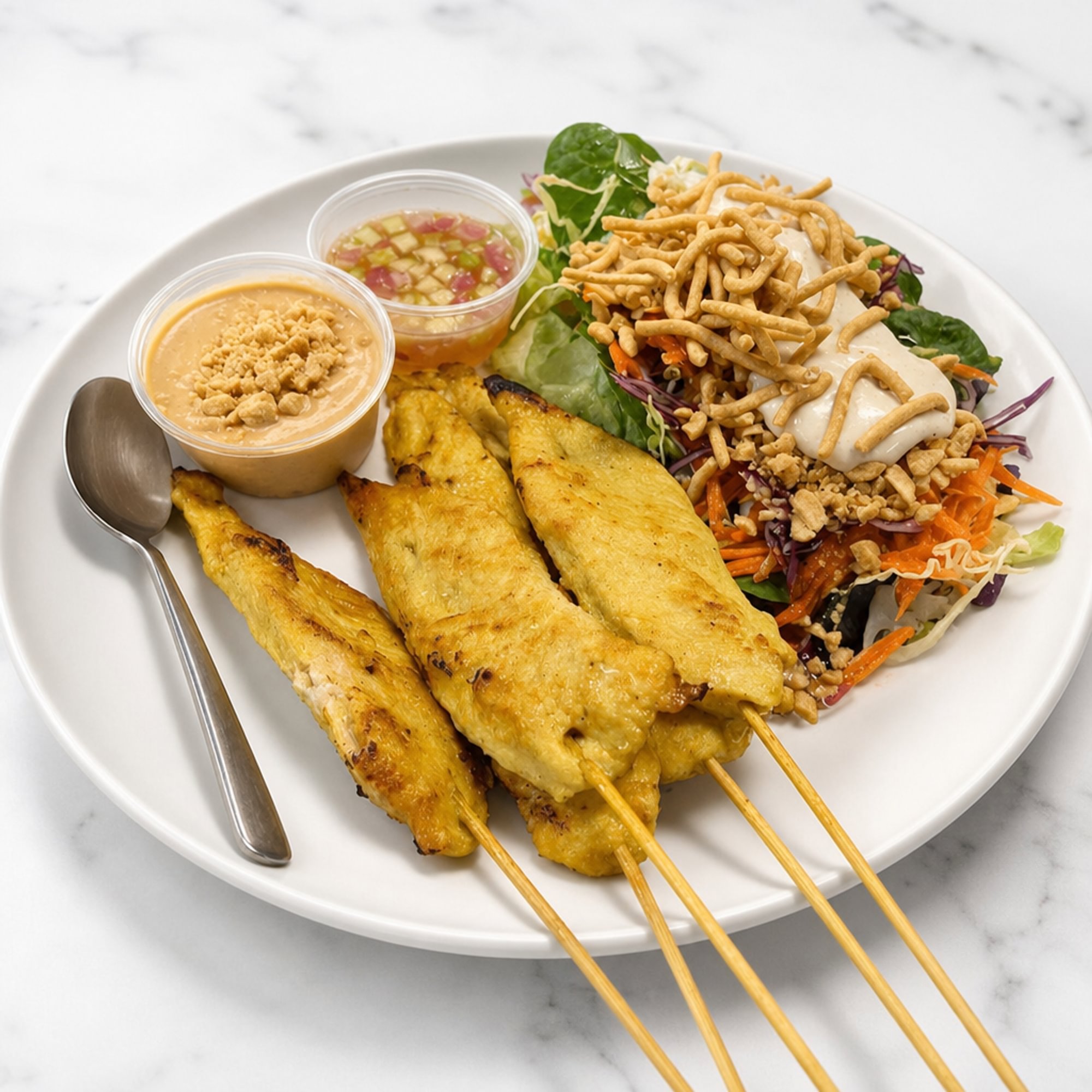Chicken Satay Salad