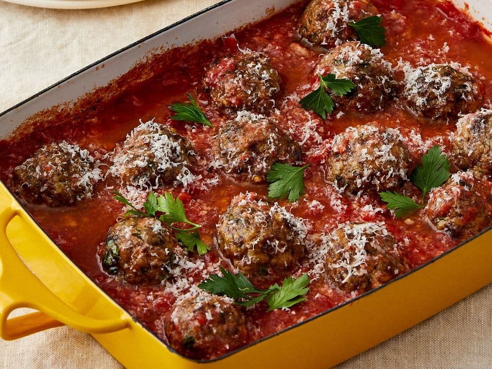 House Special Meatball From Oven