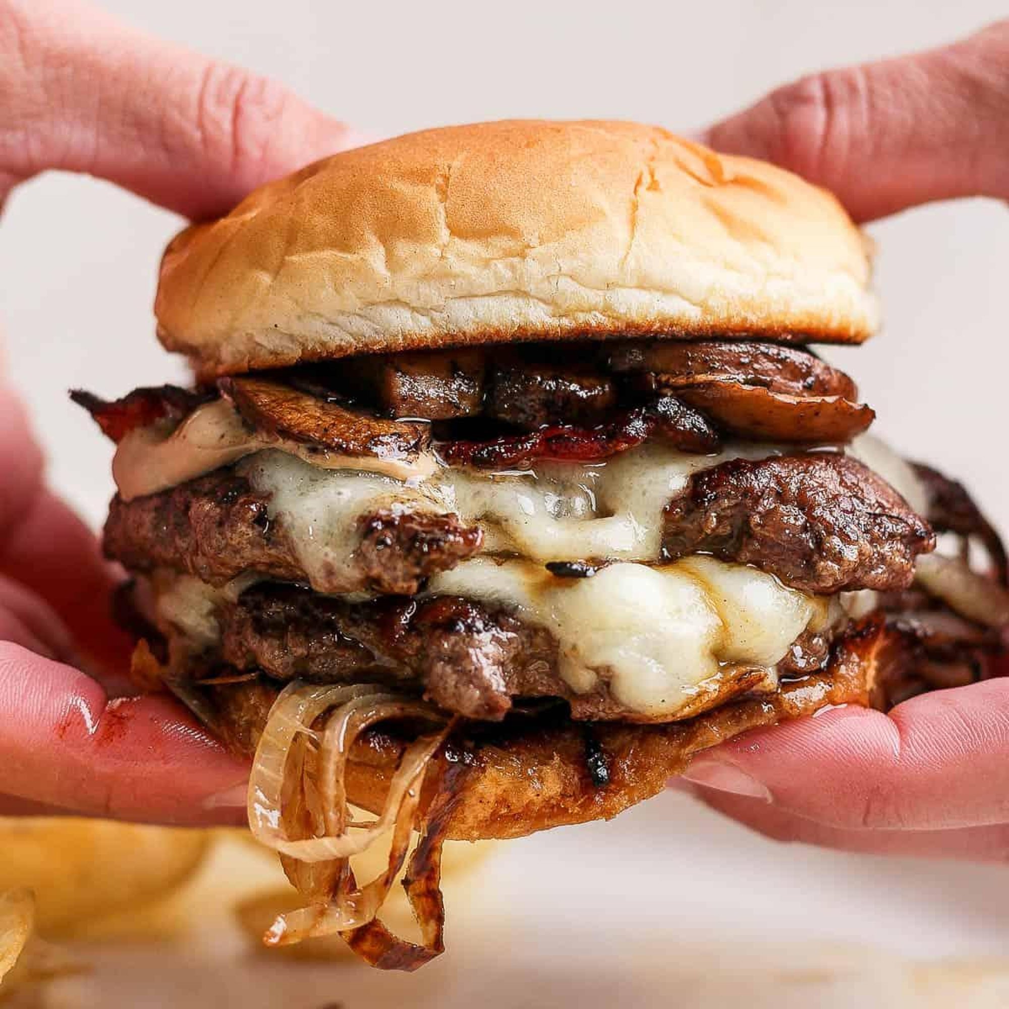 Bacon Mushroom Burger