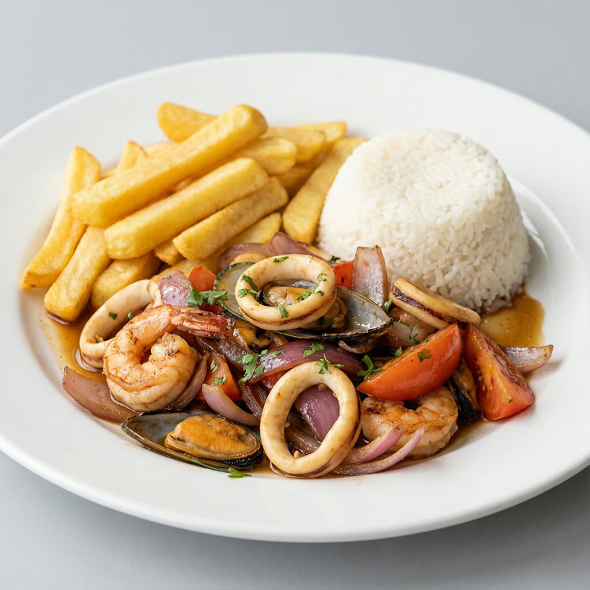 Saltado de Mariscos