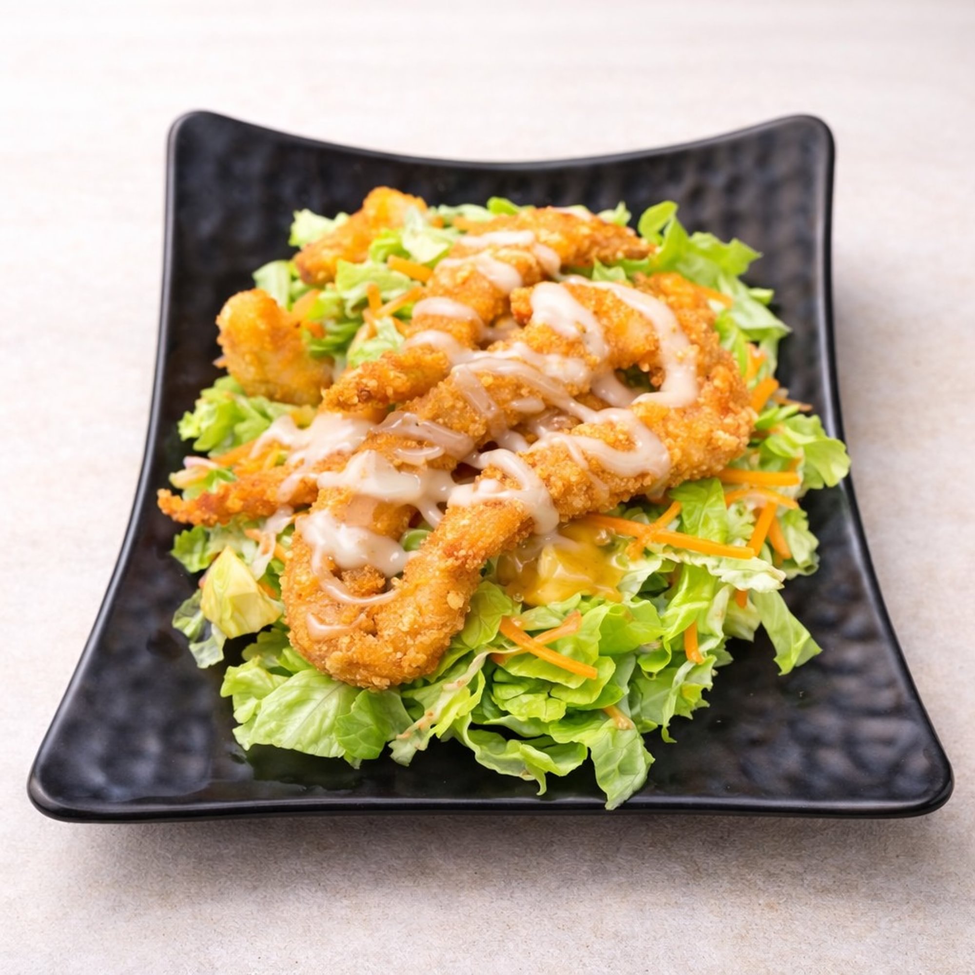 Shrimp Katsu Salad