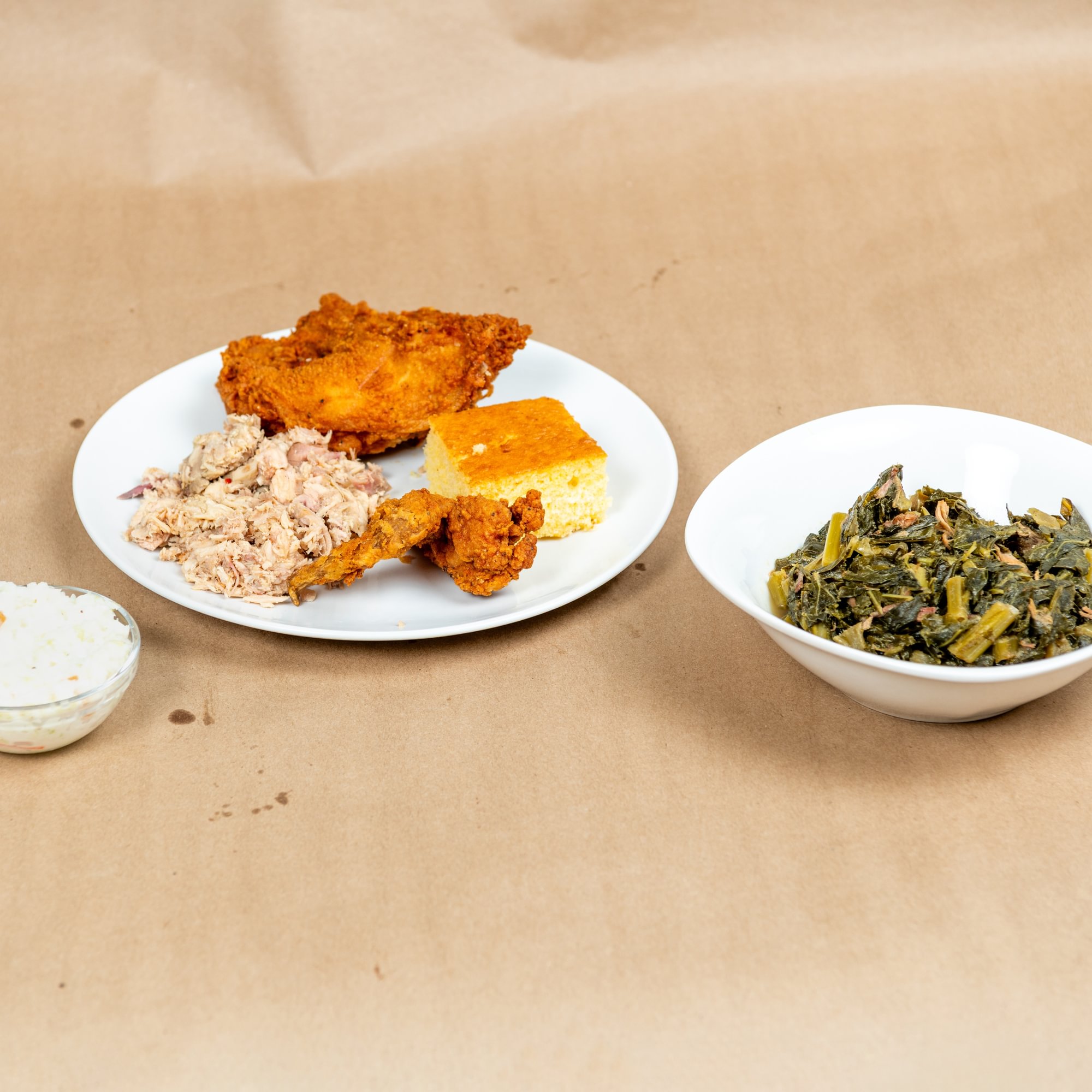 Combo White Plate