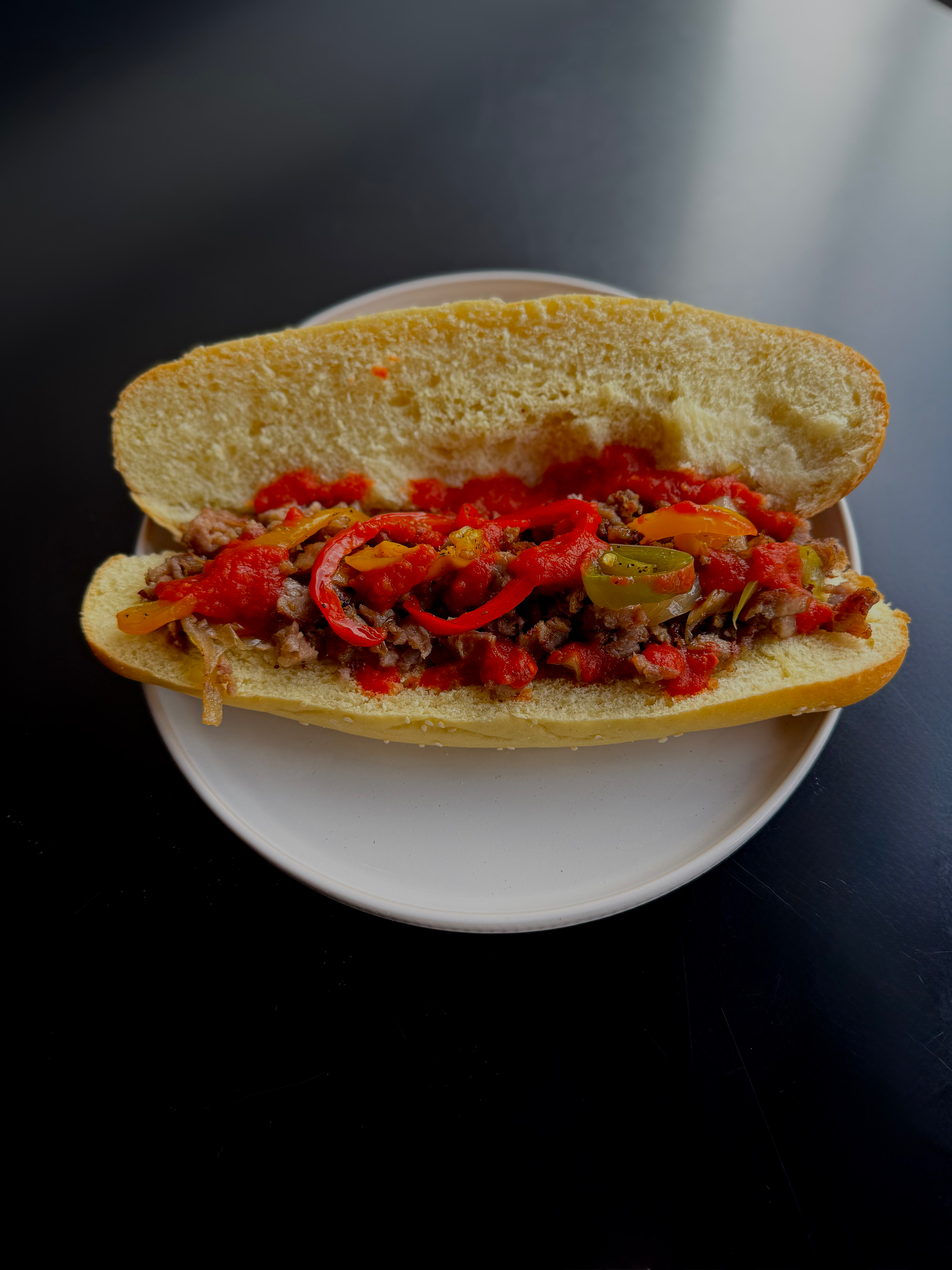 Sausage & Pepper Hero
