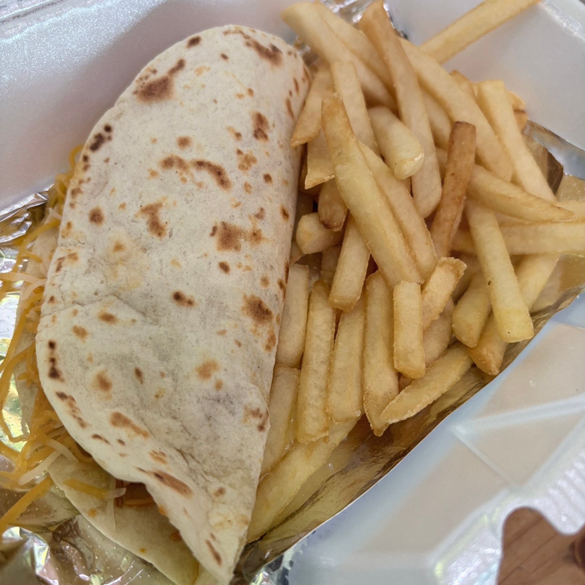 Kid's chicken taco