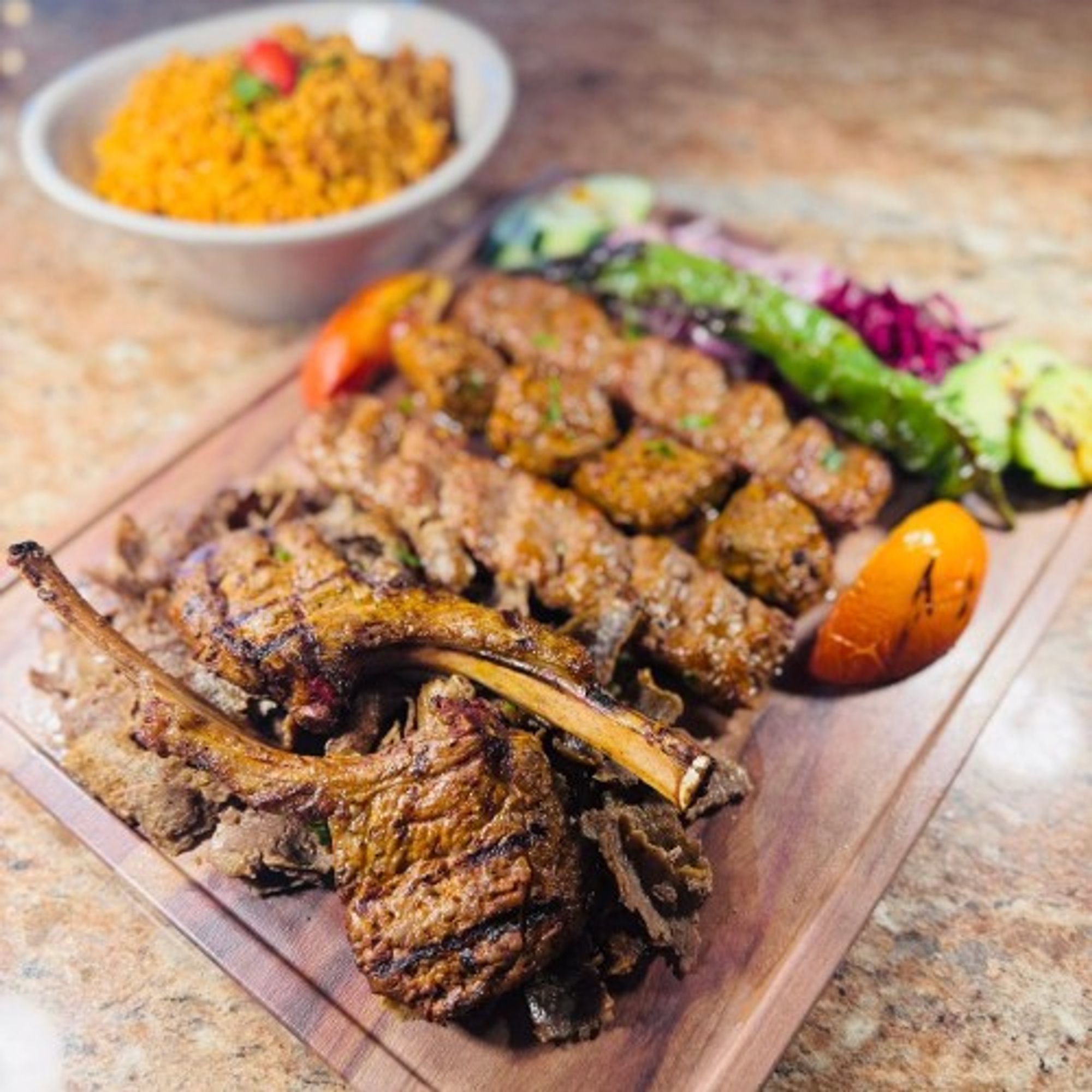 Mixed Lamb/Beef for 2 + 1 Pita