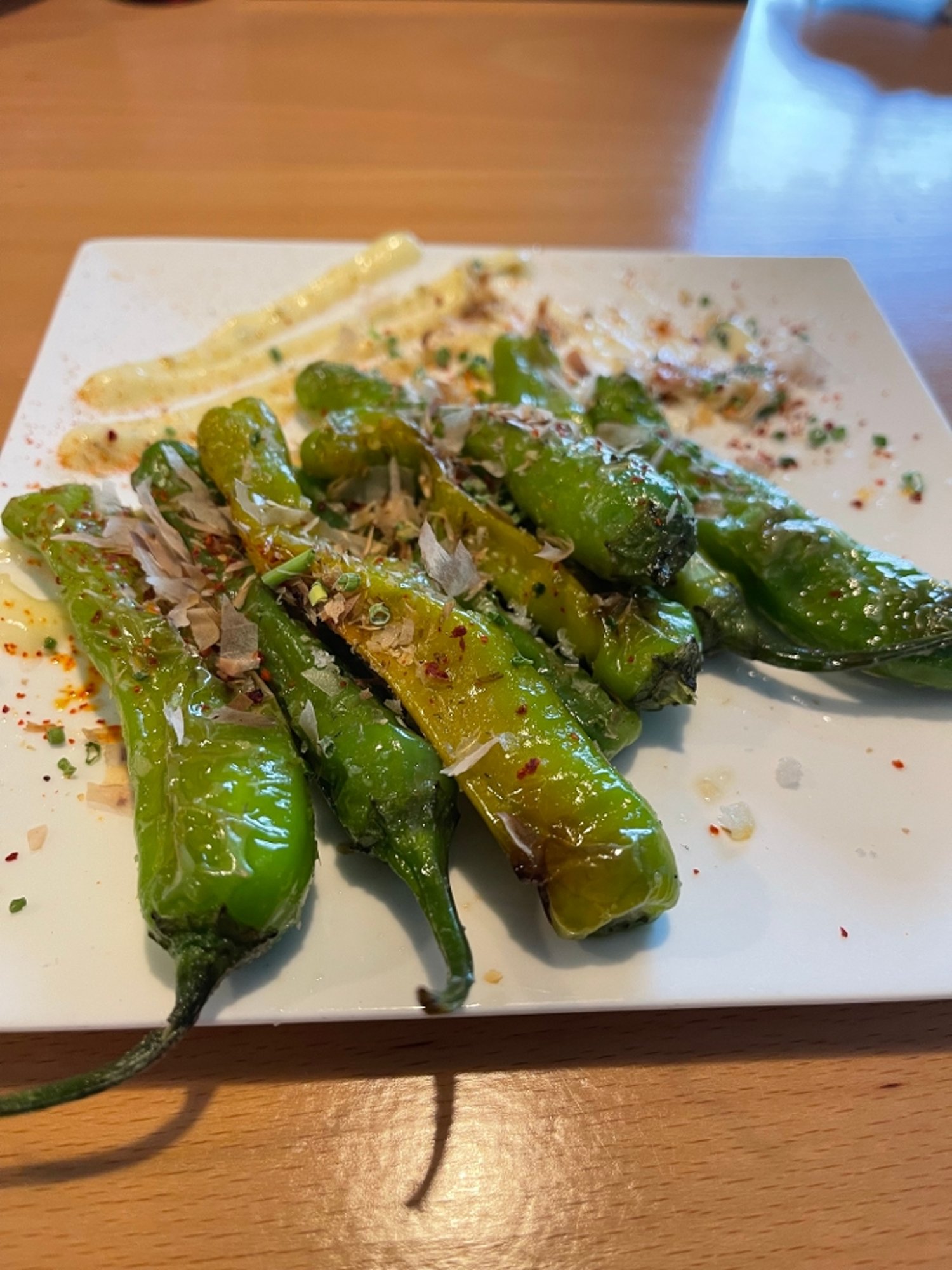 Blistered Shishito Peppers