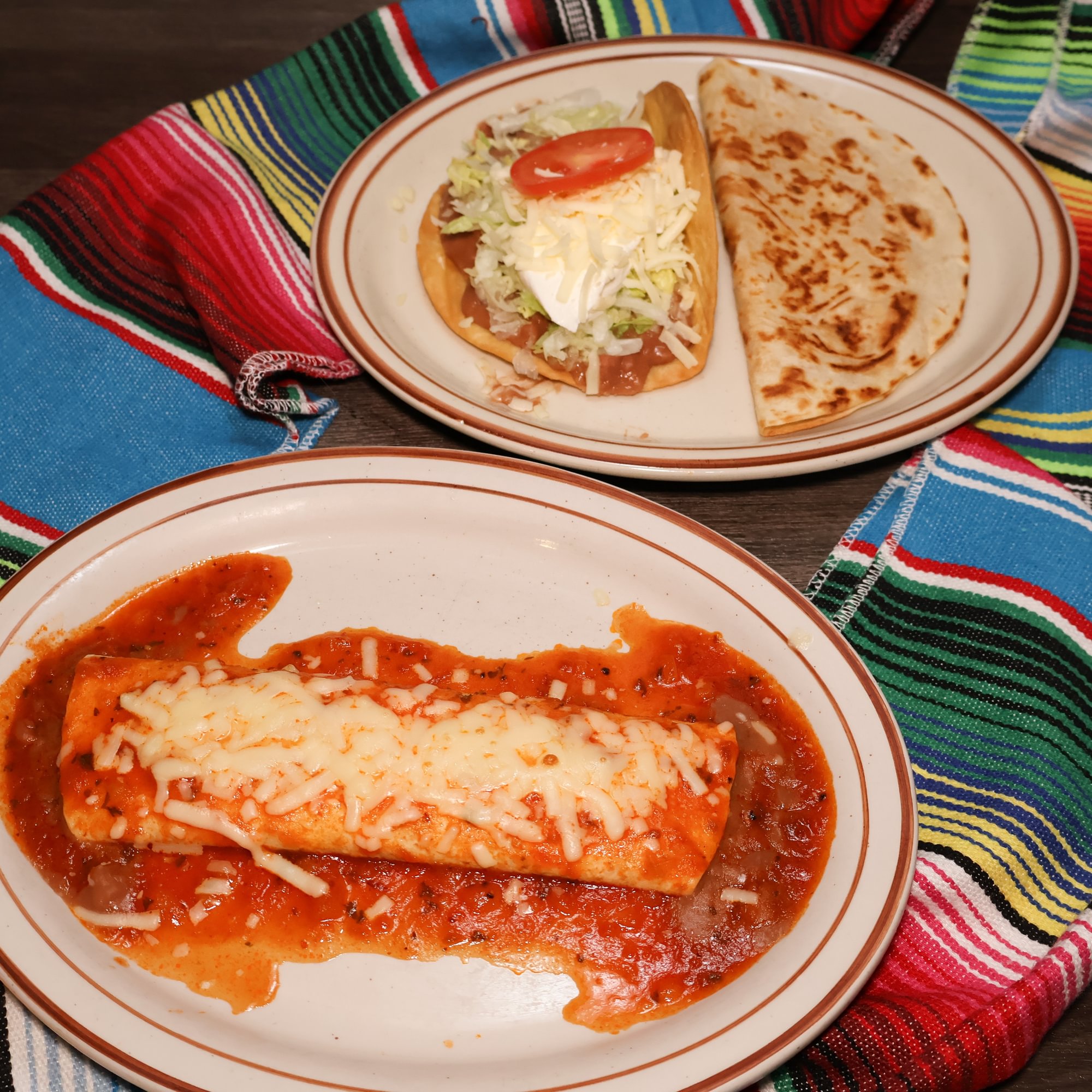2. Chalupa, Bean Burrito, & Quesadilla