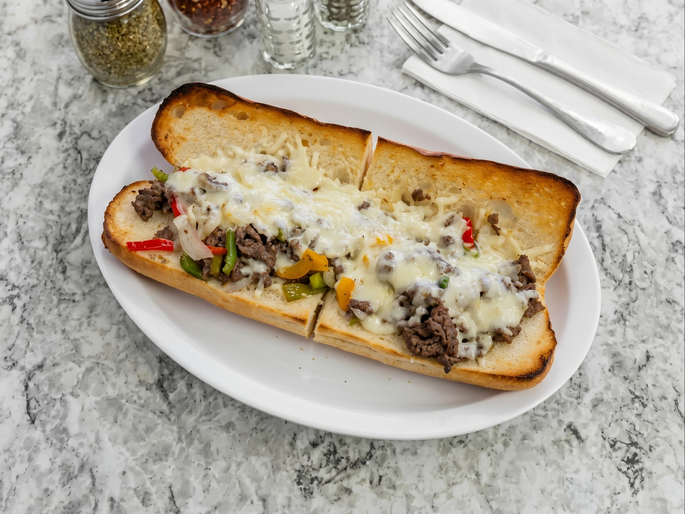 Philly Cheesesteak Hero (Half)