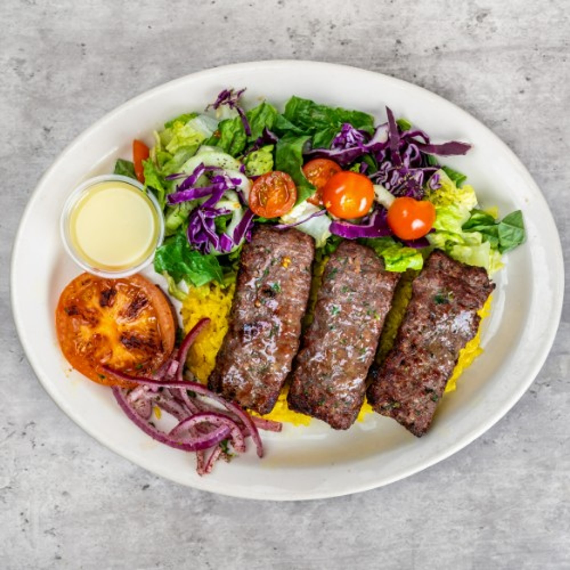 Kufta Kabob Plate
