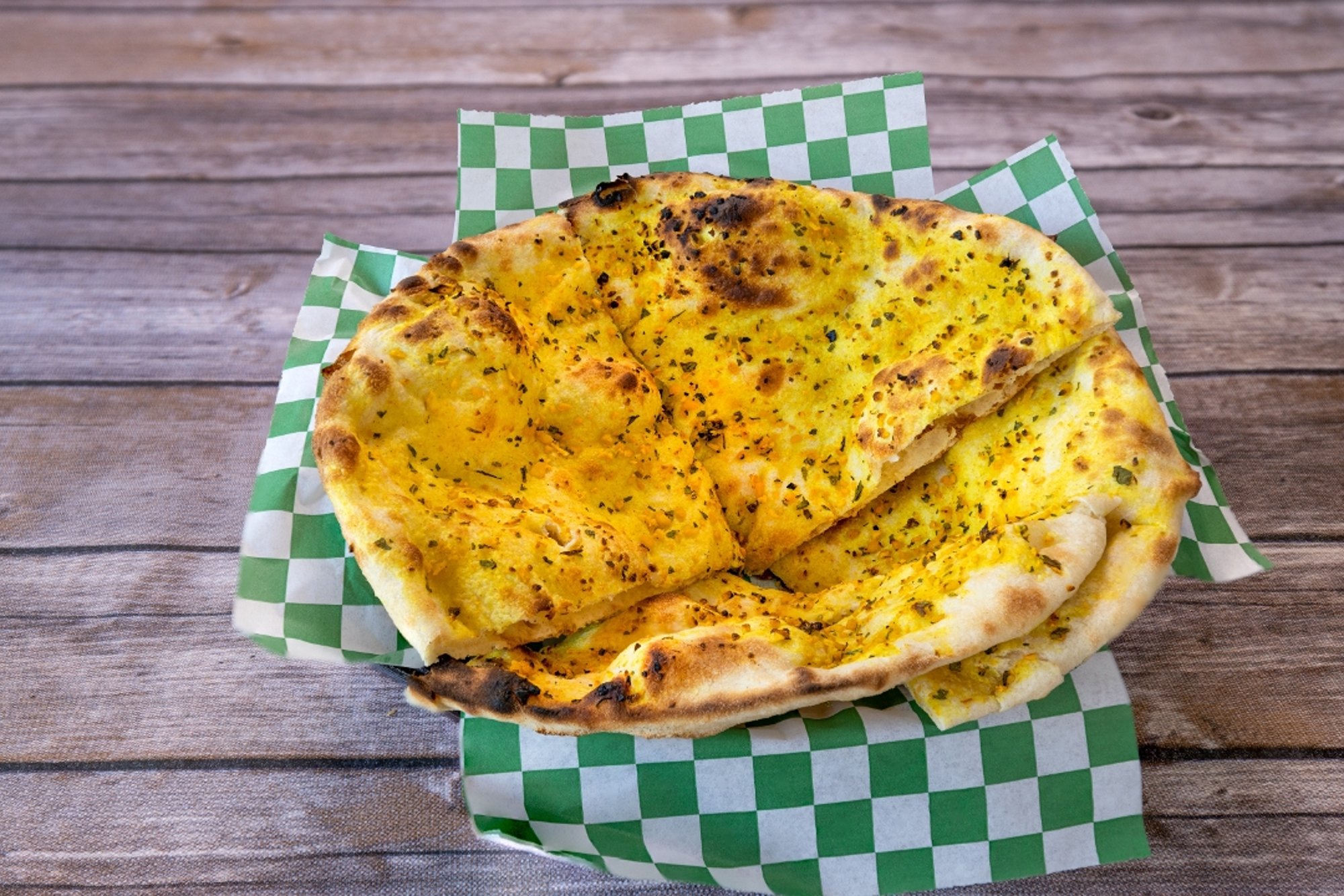 Garlic Basil Naan