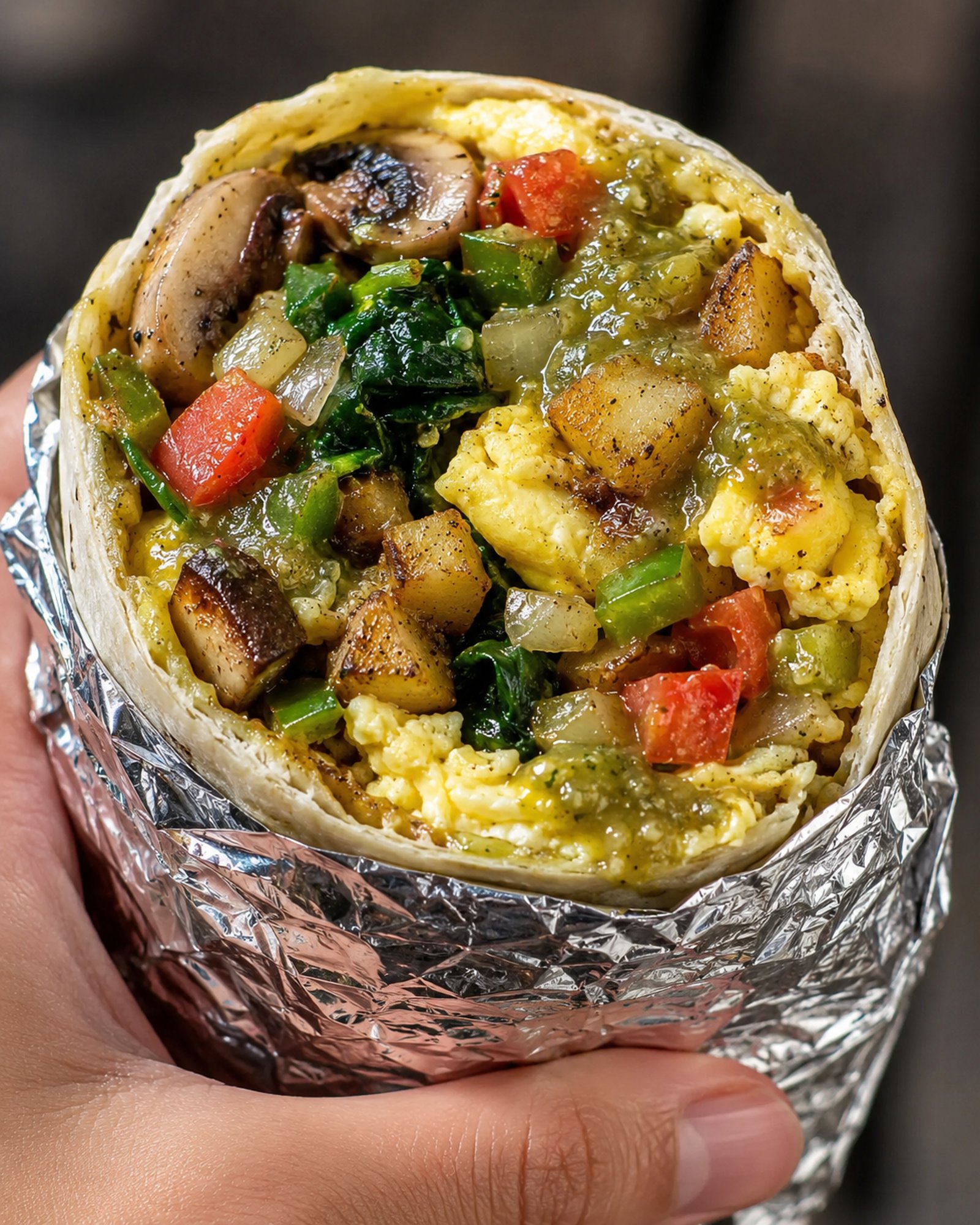 Veggie Skillet Burrito
