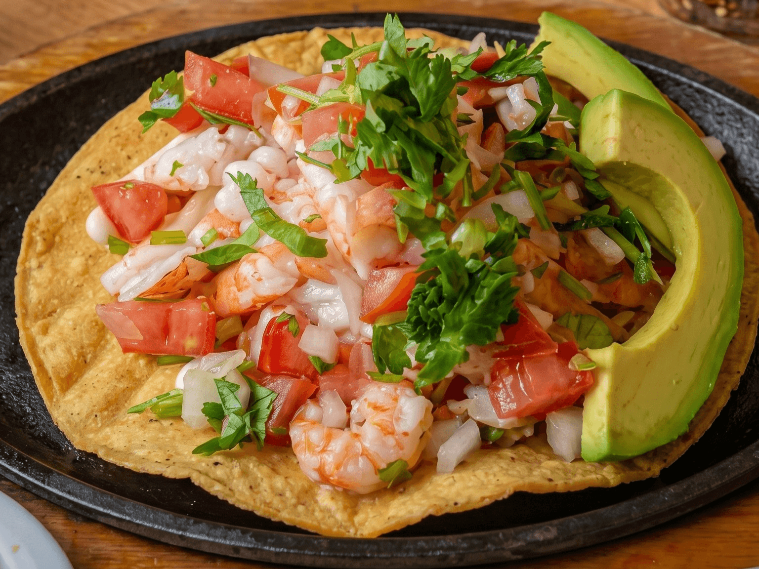 Tostadas de Camaron
