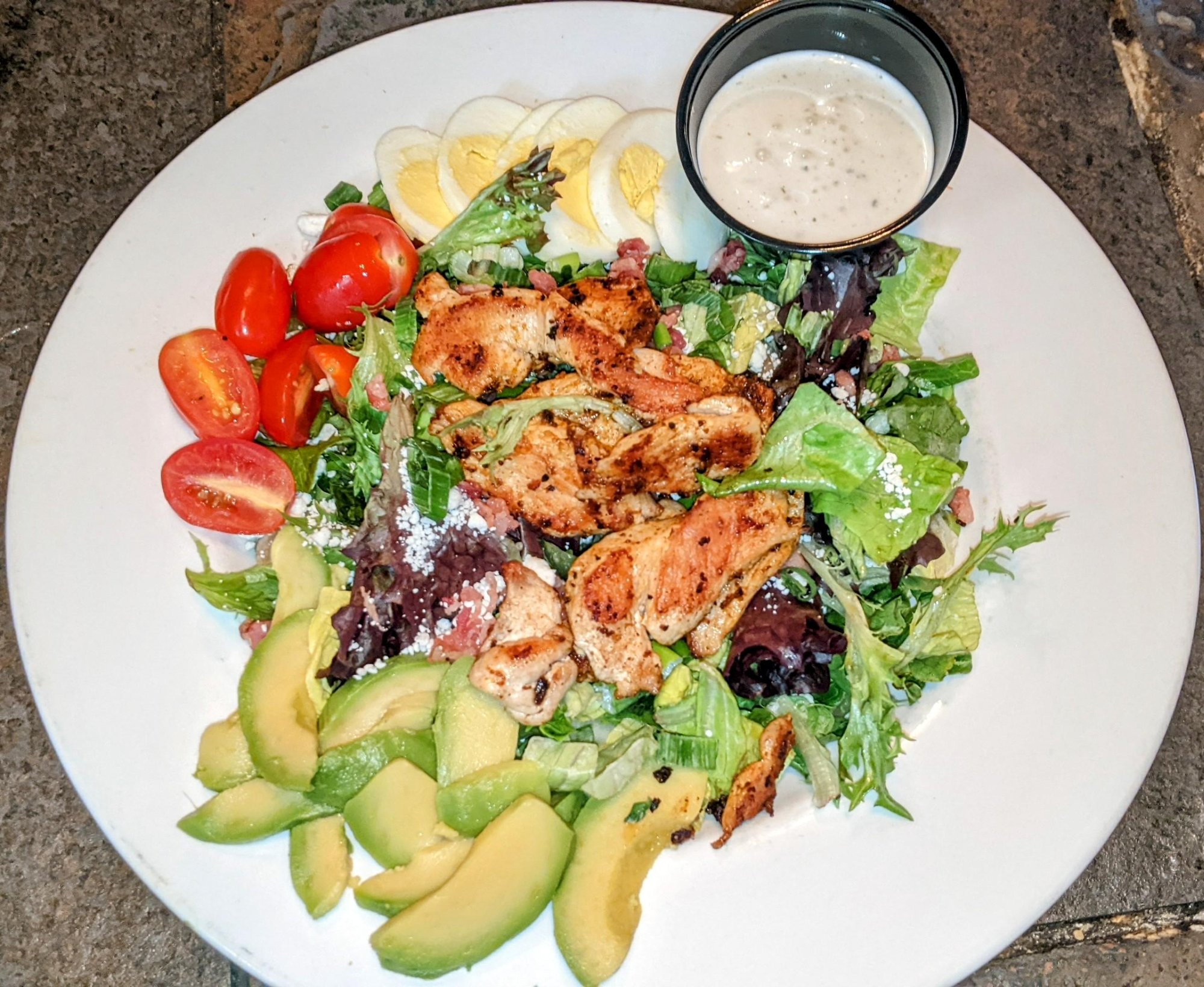 Blackened Chicken Avocado Salad