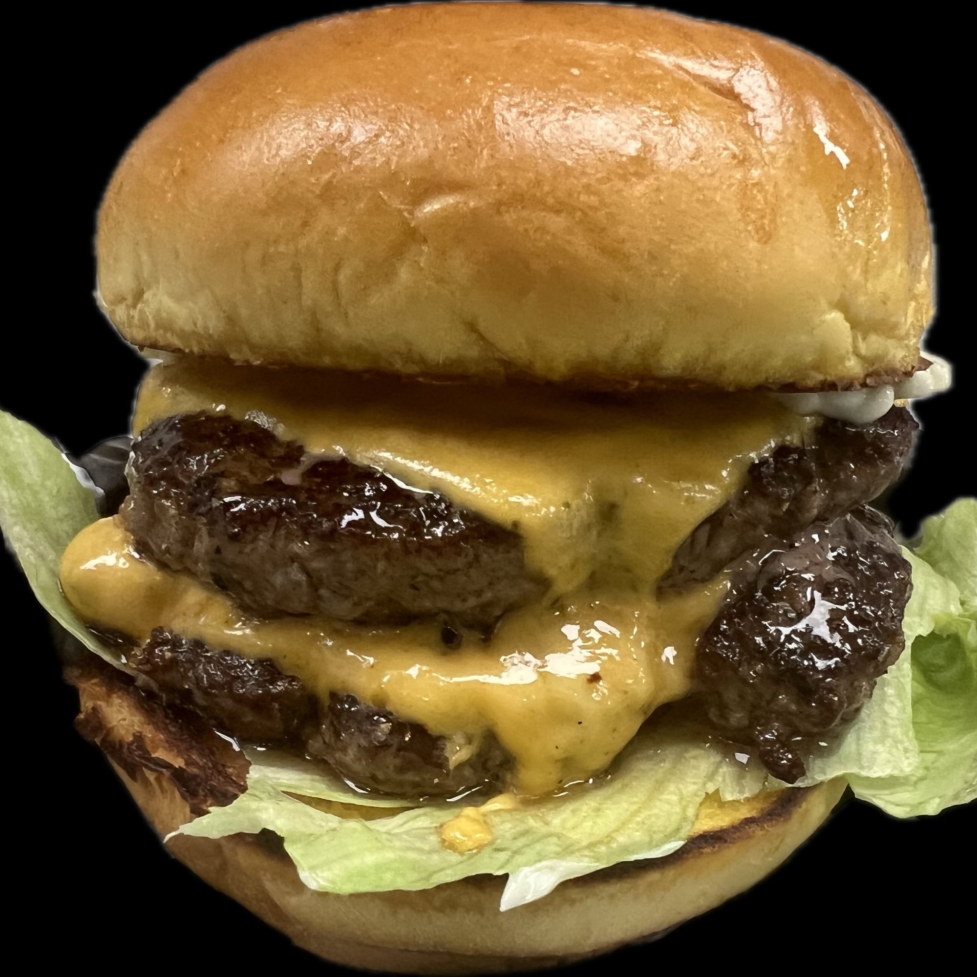 DBL CHEESE BURGER AND FRIES