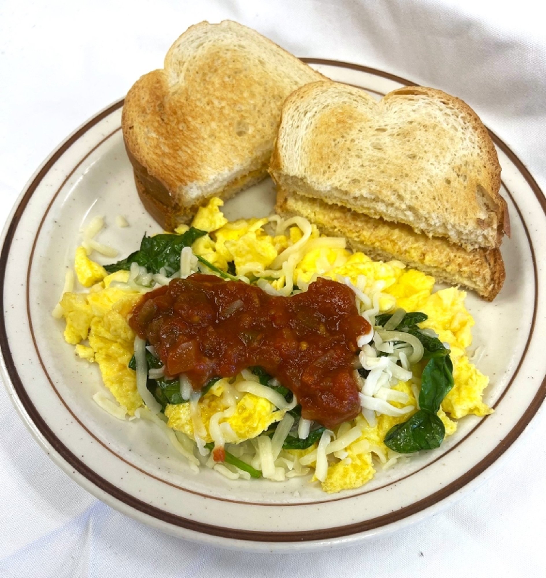 Egg Spinach Scramble