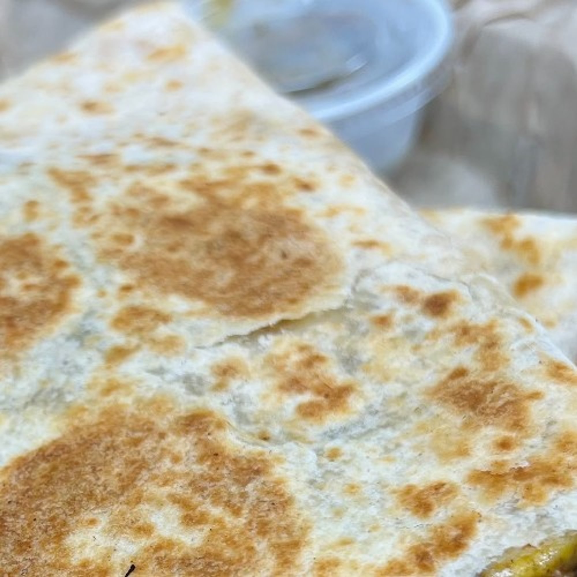 Kiddy Cheese Quesadilla and fries