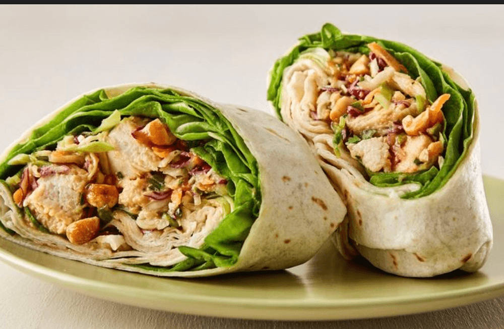 Bombay Chicken Salad Wrap