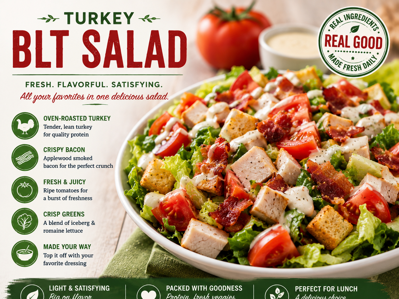 Turkey BLT Salad