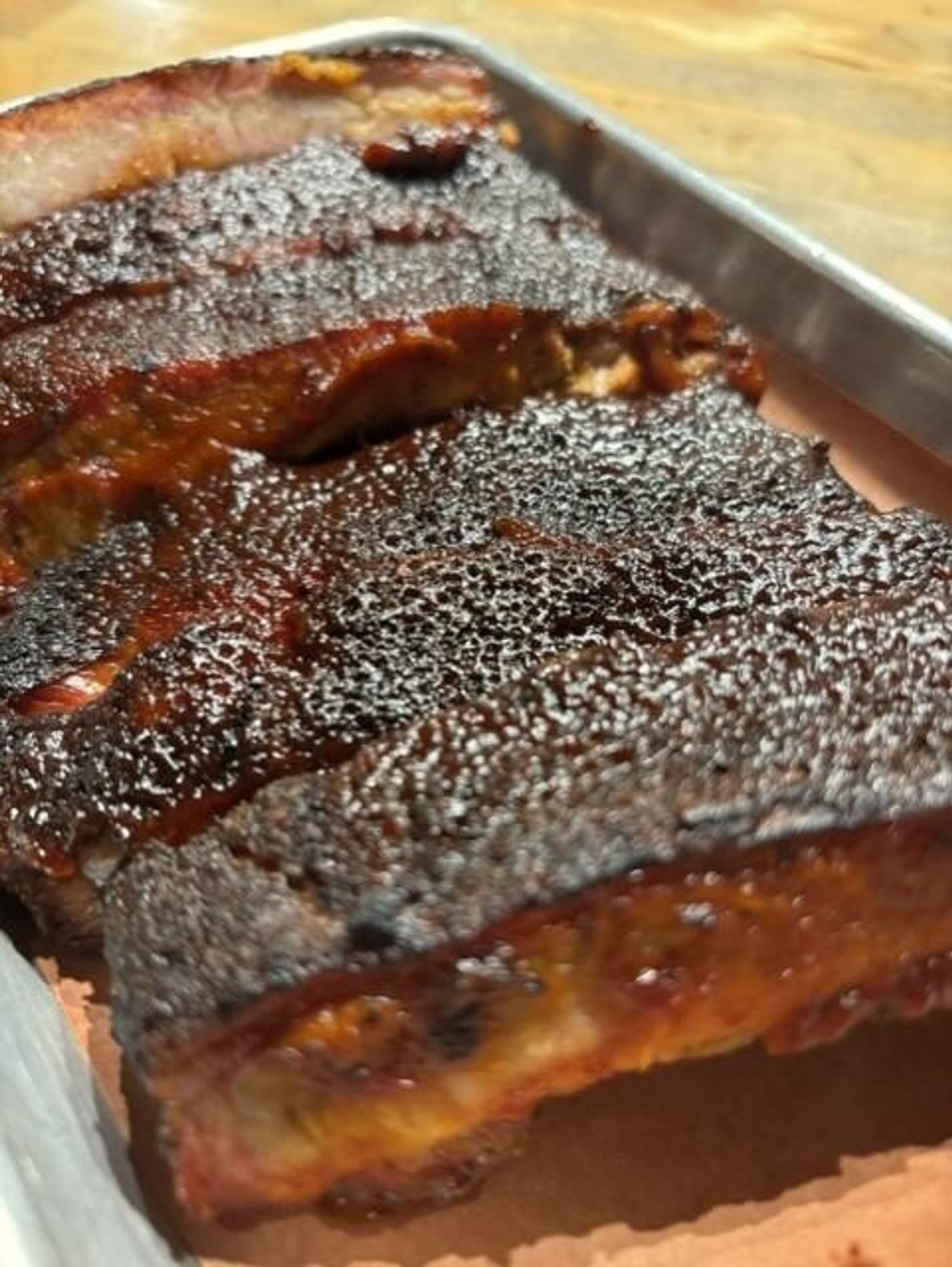 Sticky Glazed Ribs (Half Rack).