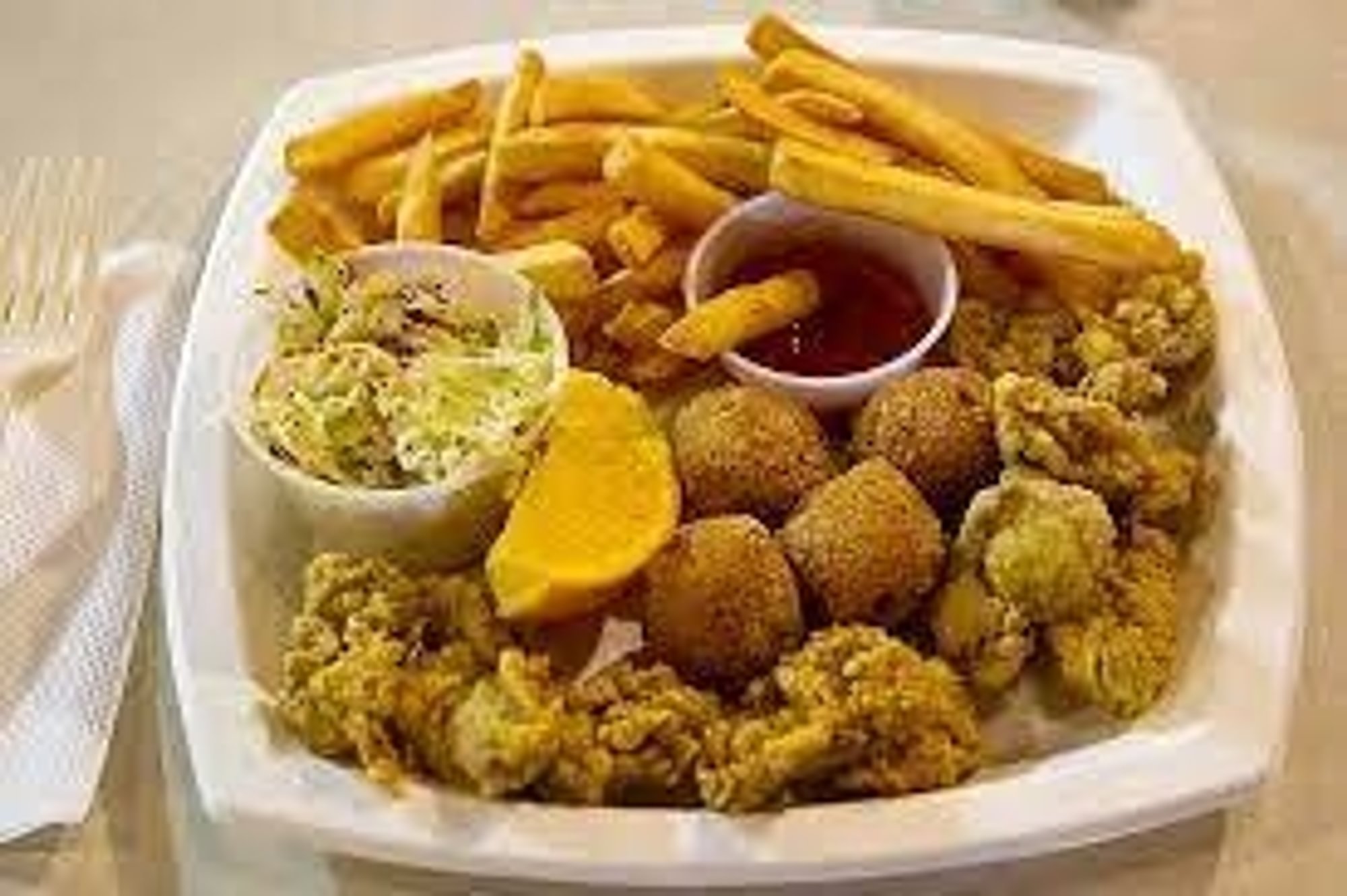 Fried Oysters Plate