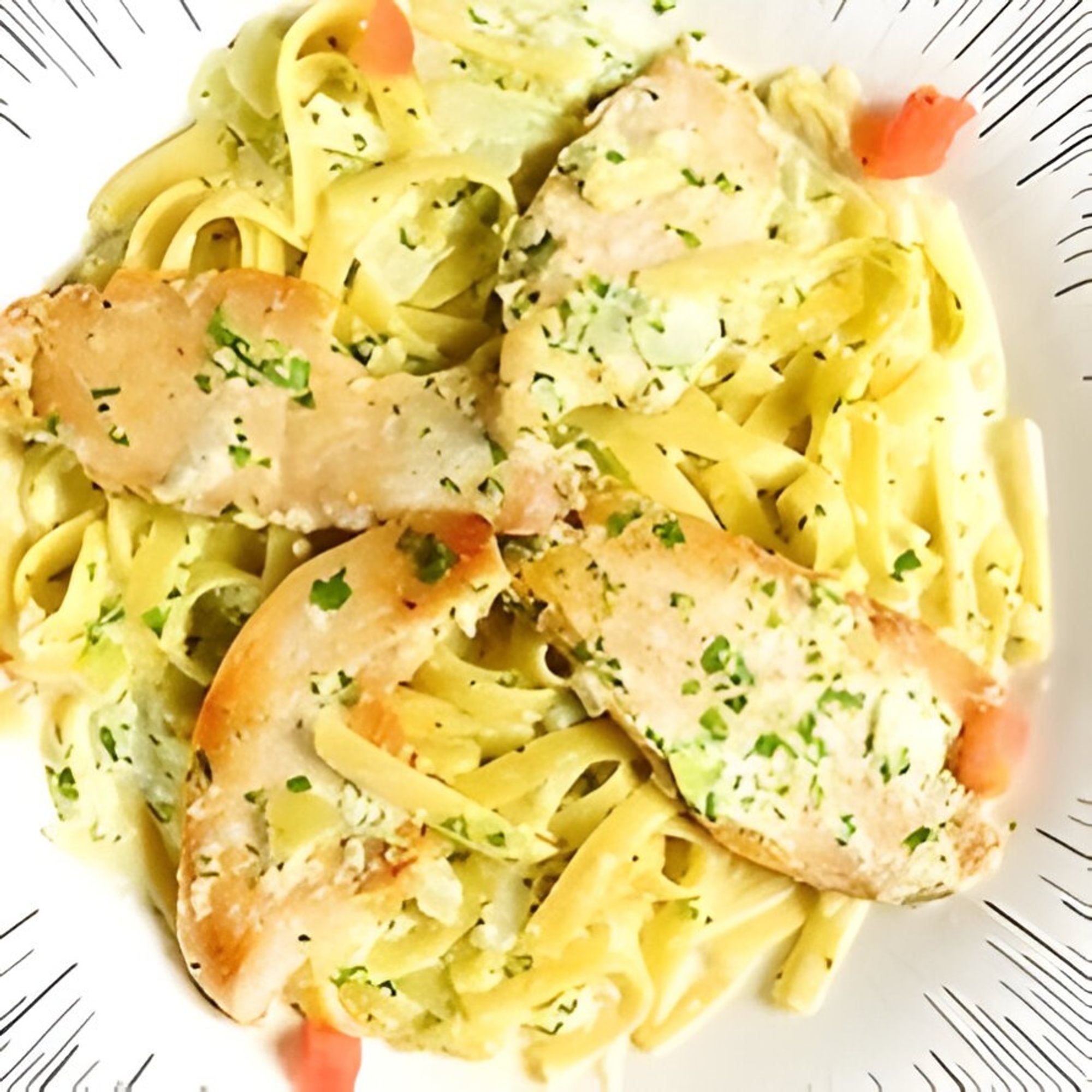 Cajun fettuccine alfredo