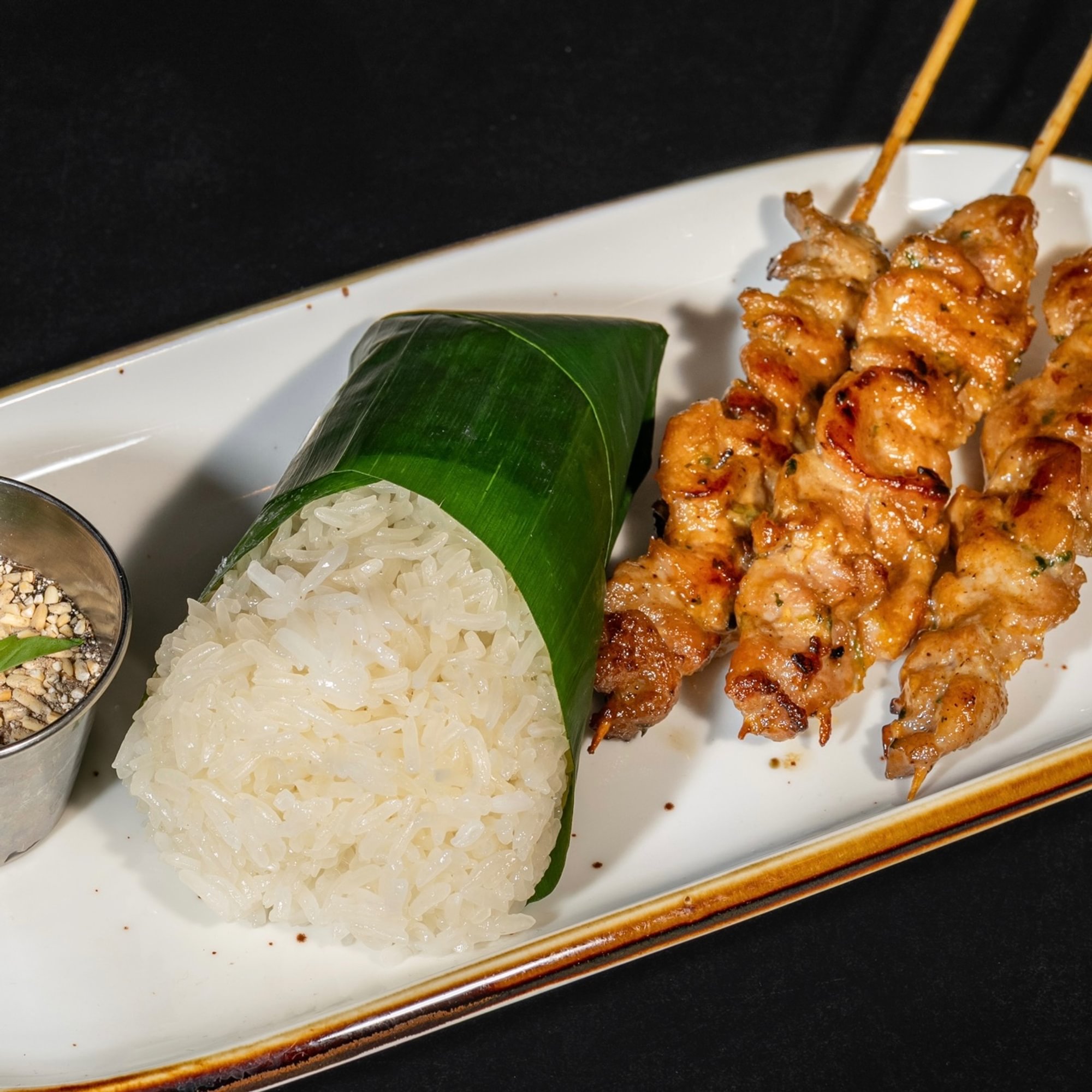 A11. Grilled Pork Moo Ping (3 Skewers)