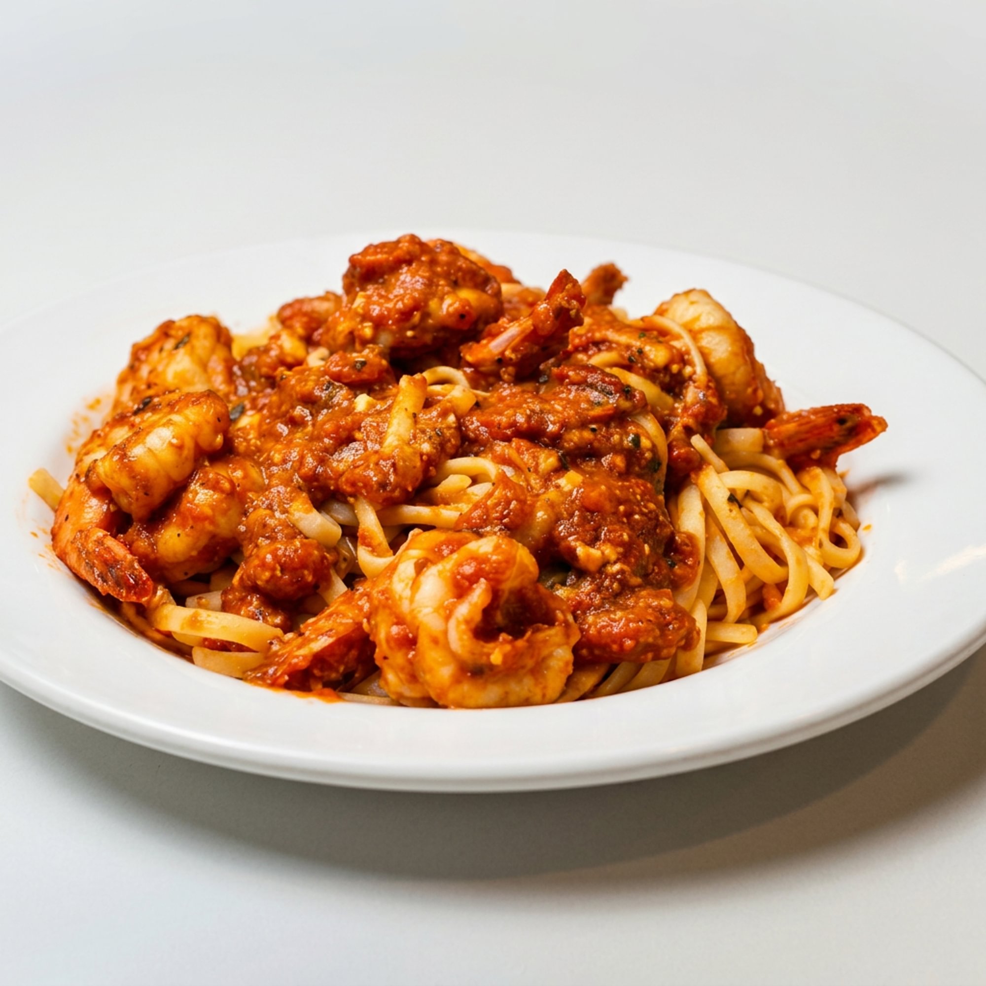 Pasta & Shrimp Santorini