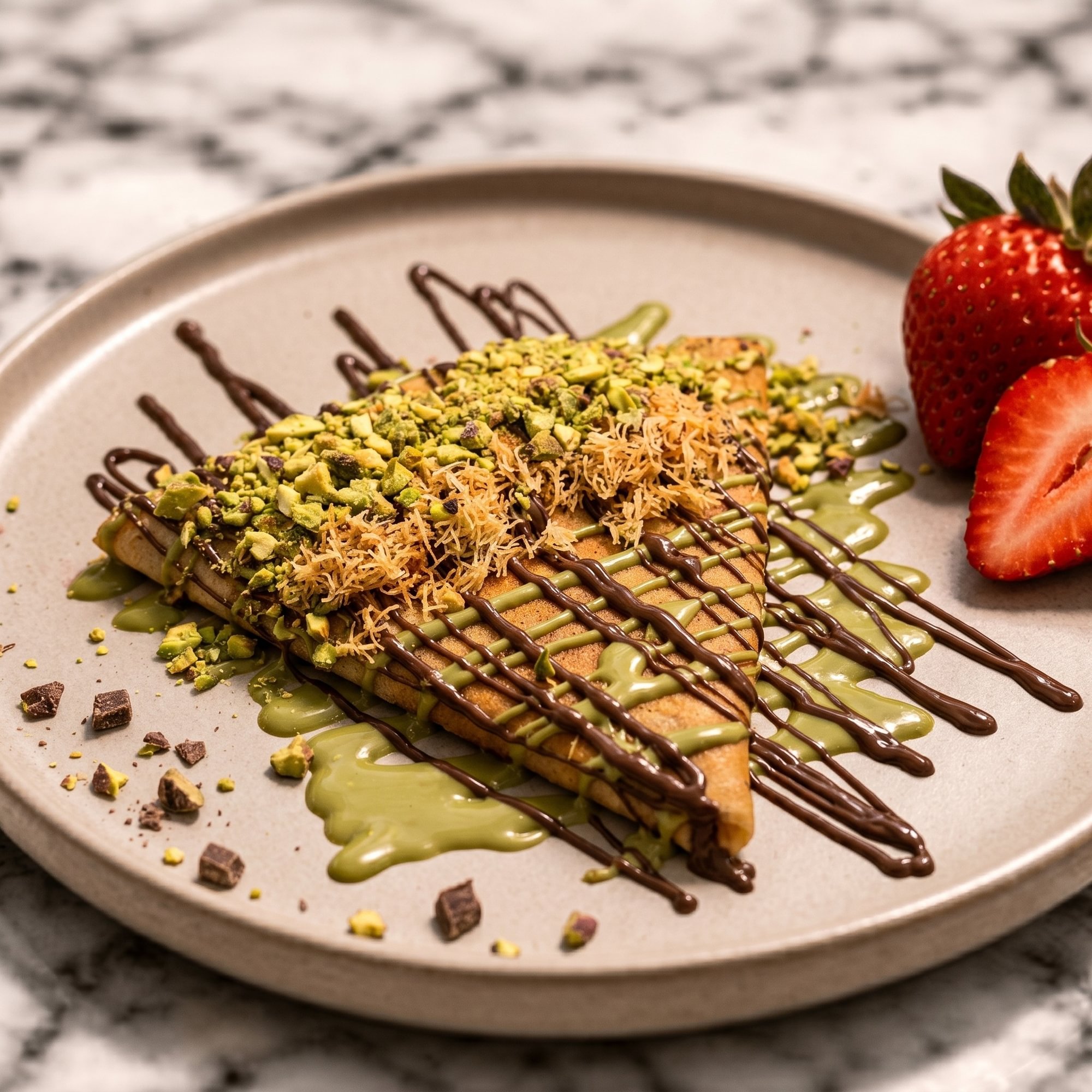 Dubai Chocolate Crepe
