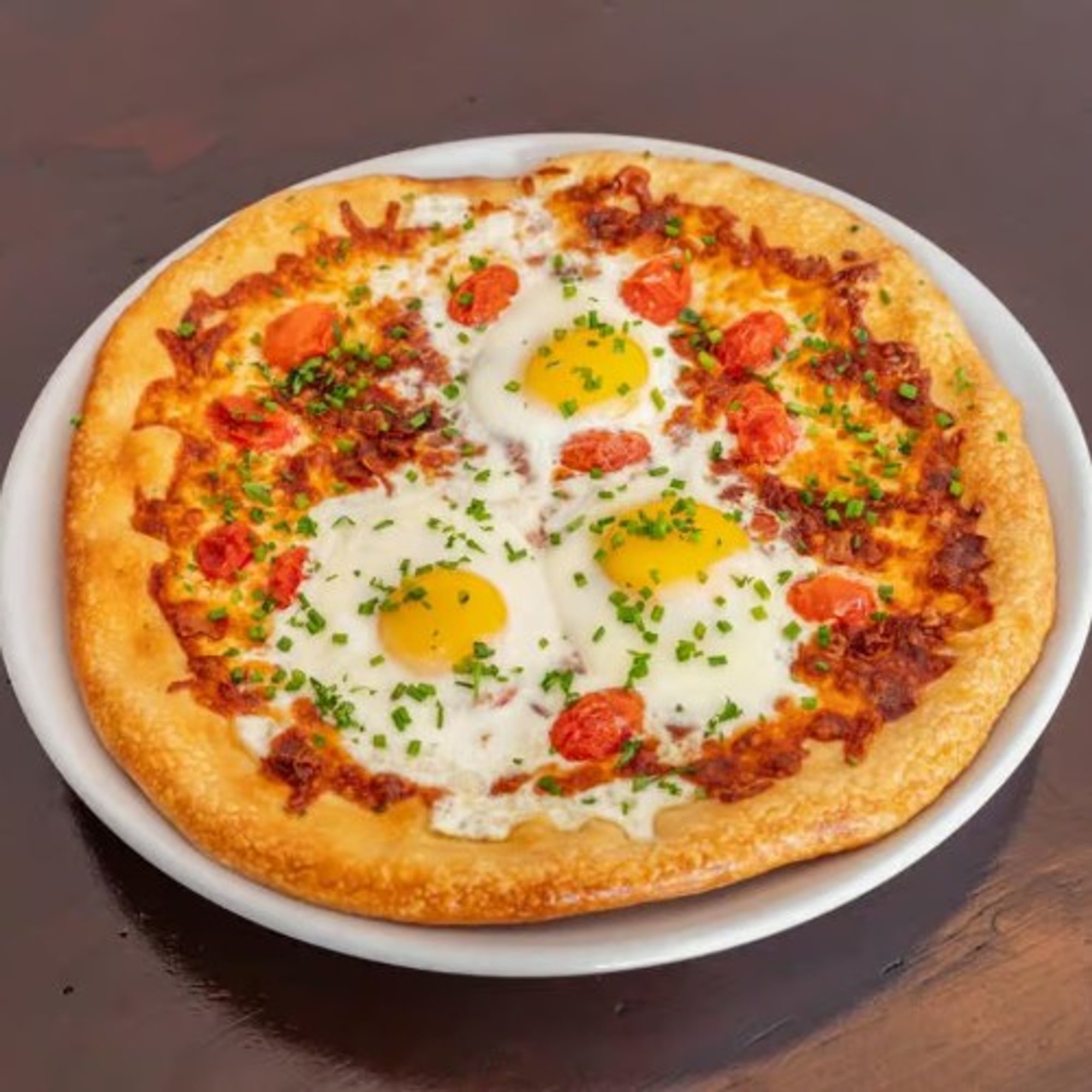 Sunny Side Sausage Delight Pizza