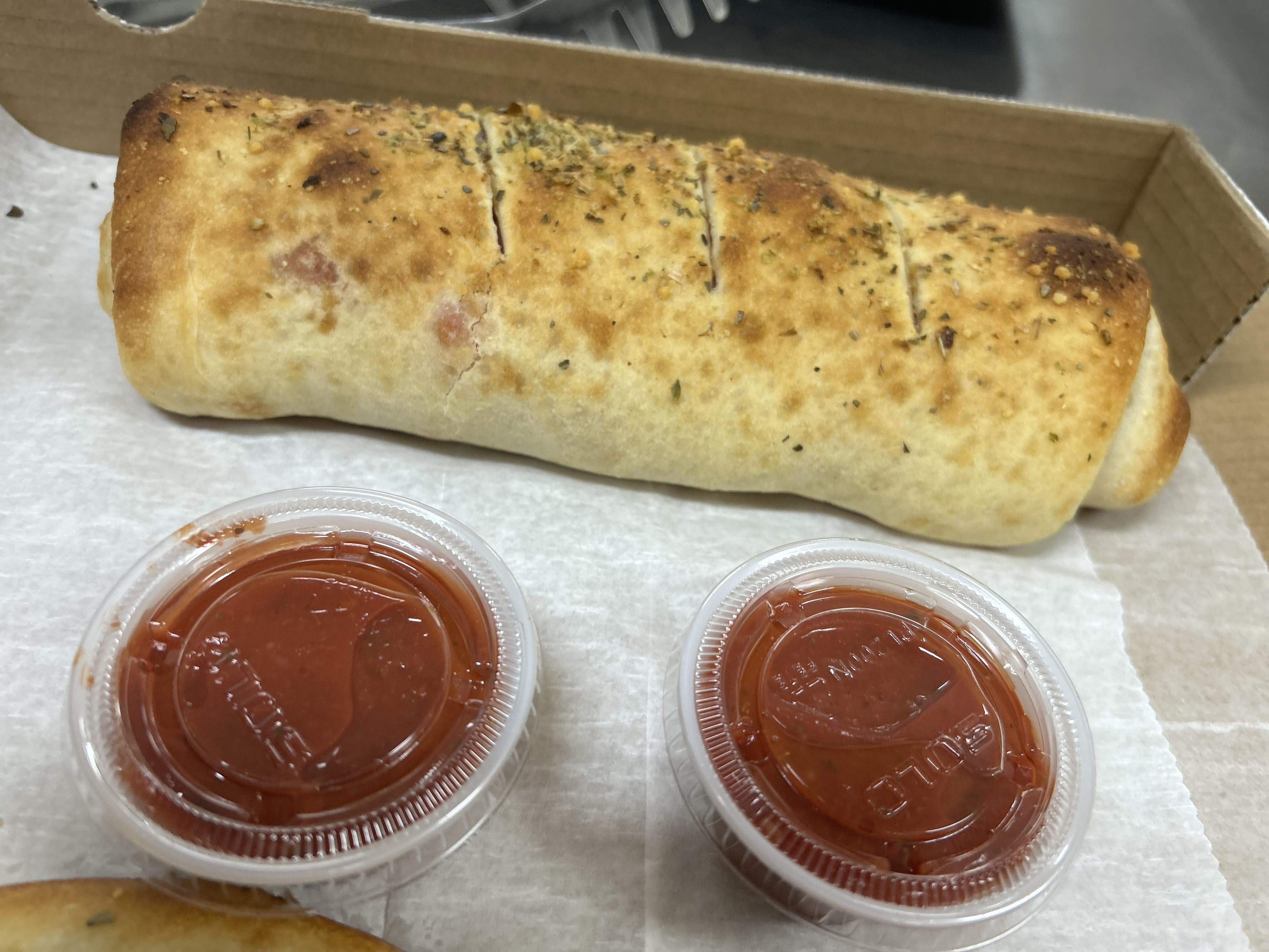 Ham and cheese Stromboli