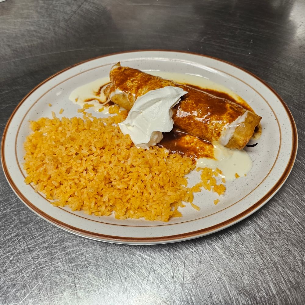 Lunch Fried Burrito