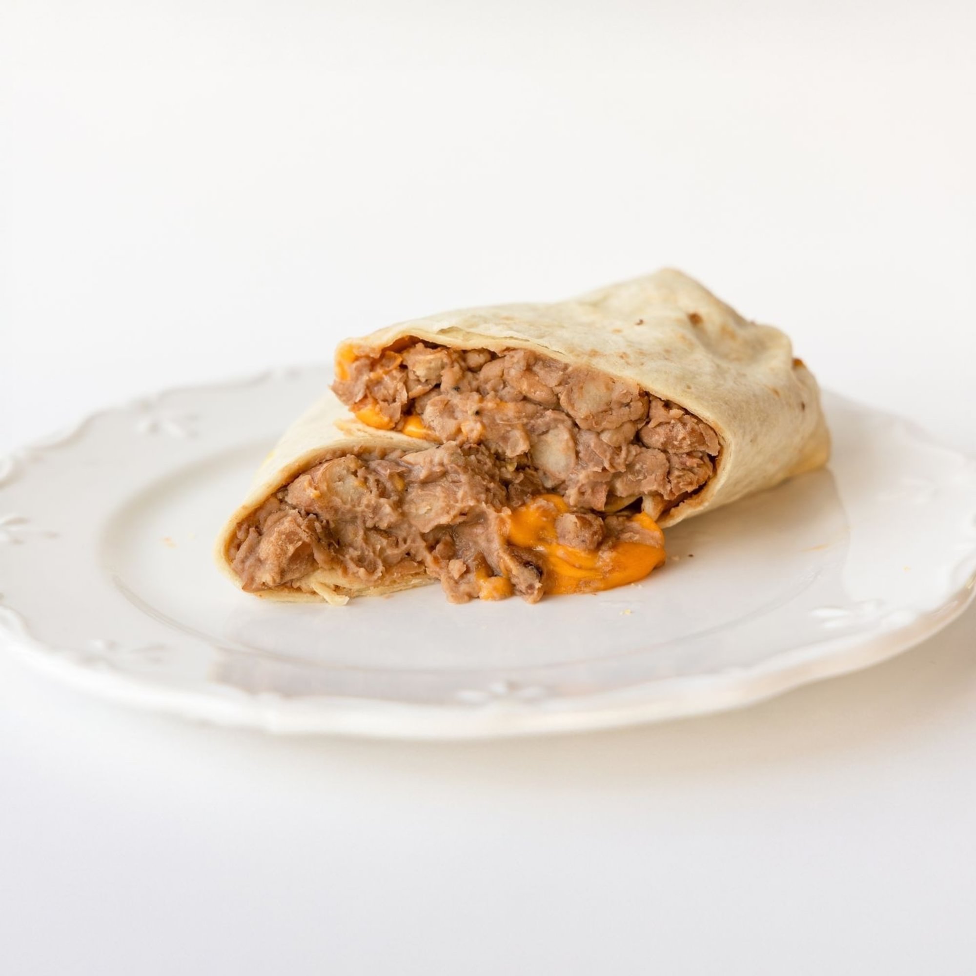 Wrapped Bean N Cheeze Burrito