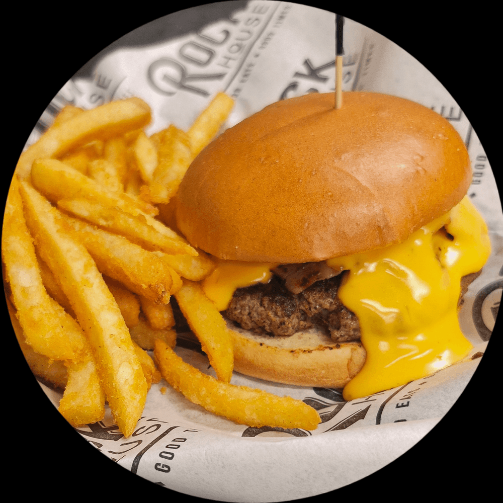 Hot Ham & Cheese Burger