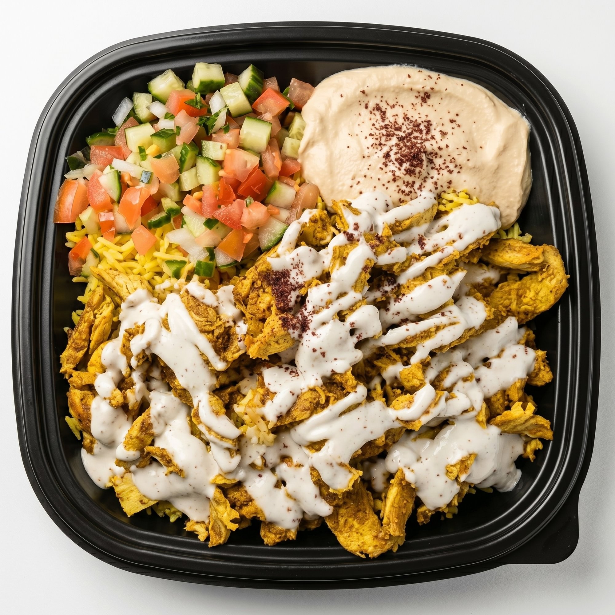 Chicken shawarma bowl