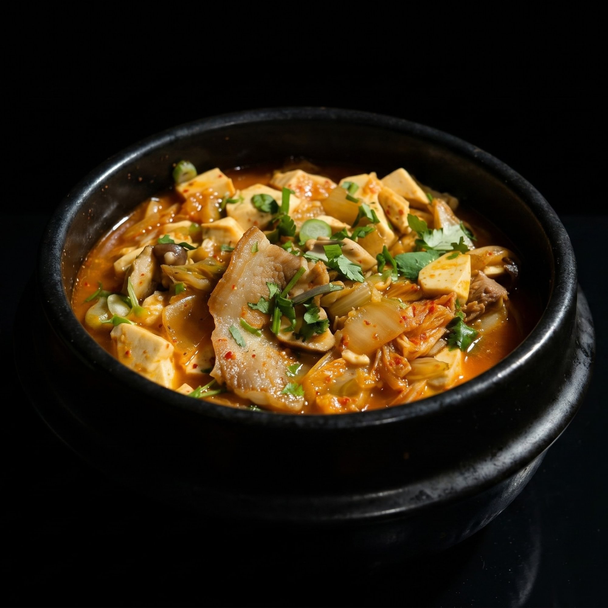 Soon Tofu with Pork Belly