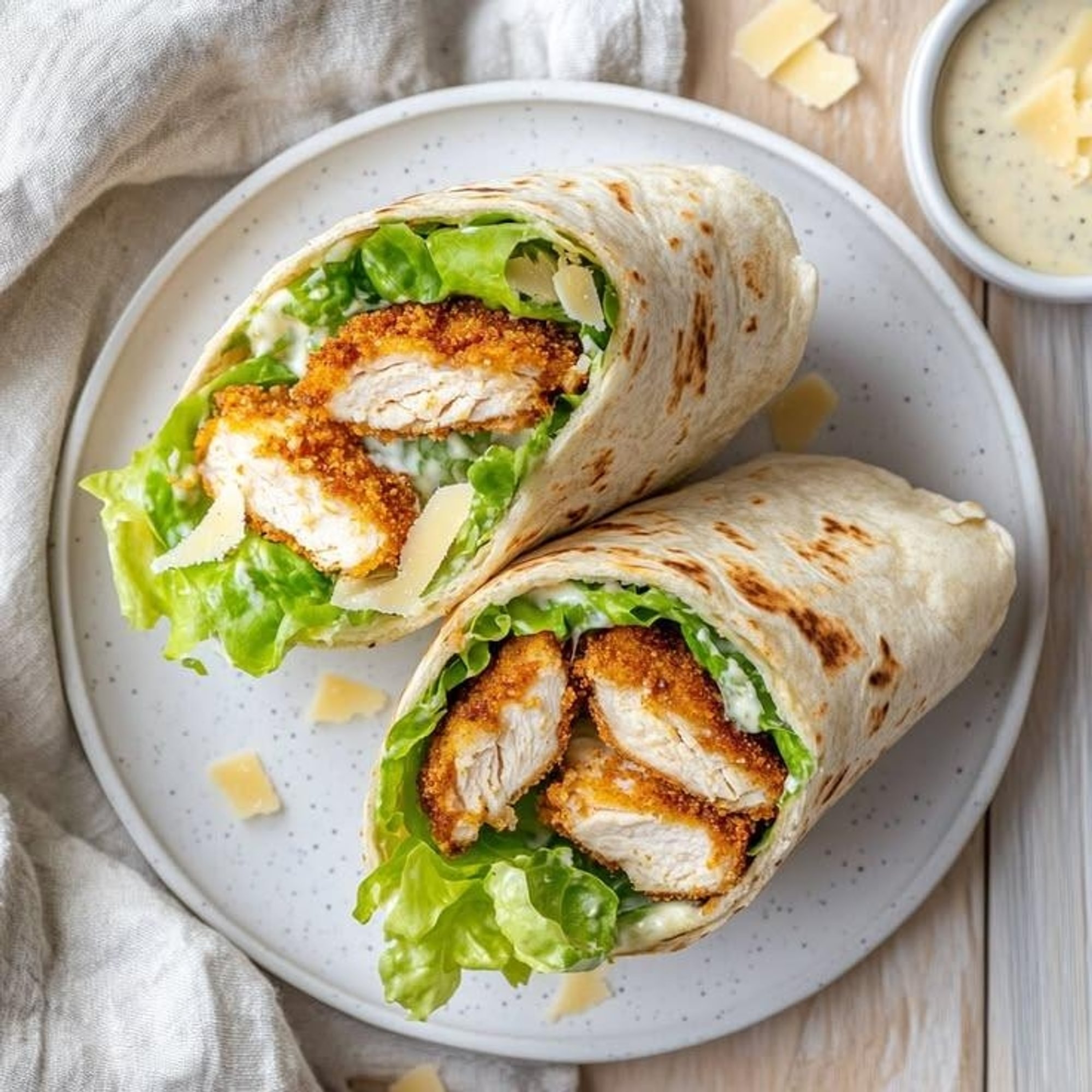 Crispy BBQ Chicken Wrap
