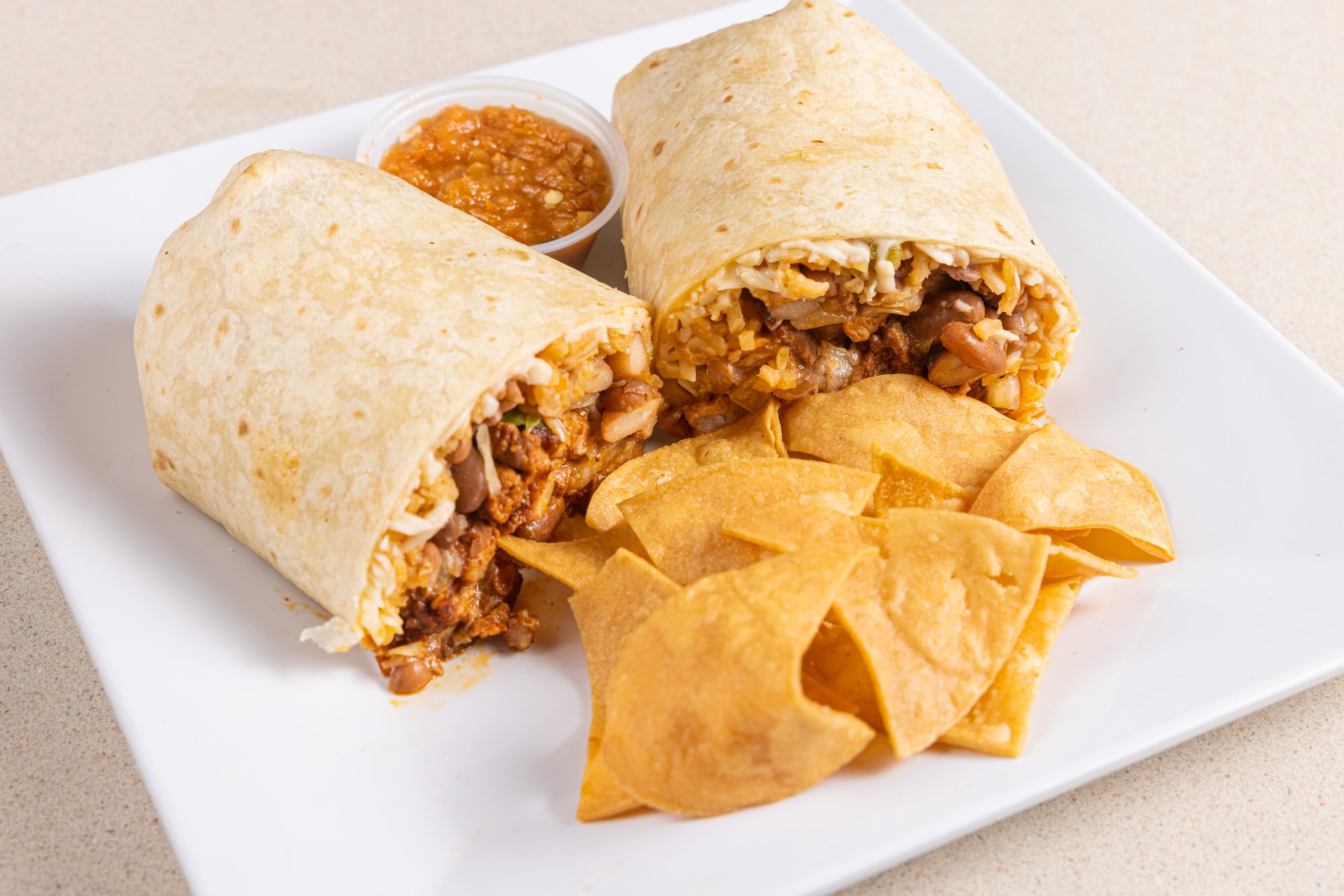 Spicy Pork Burrito