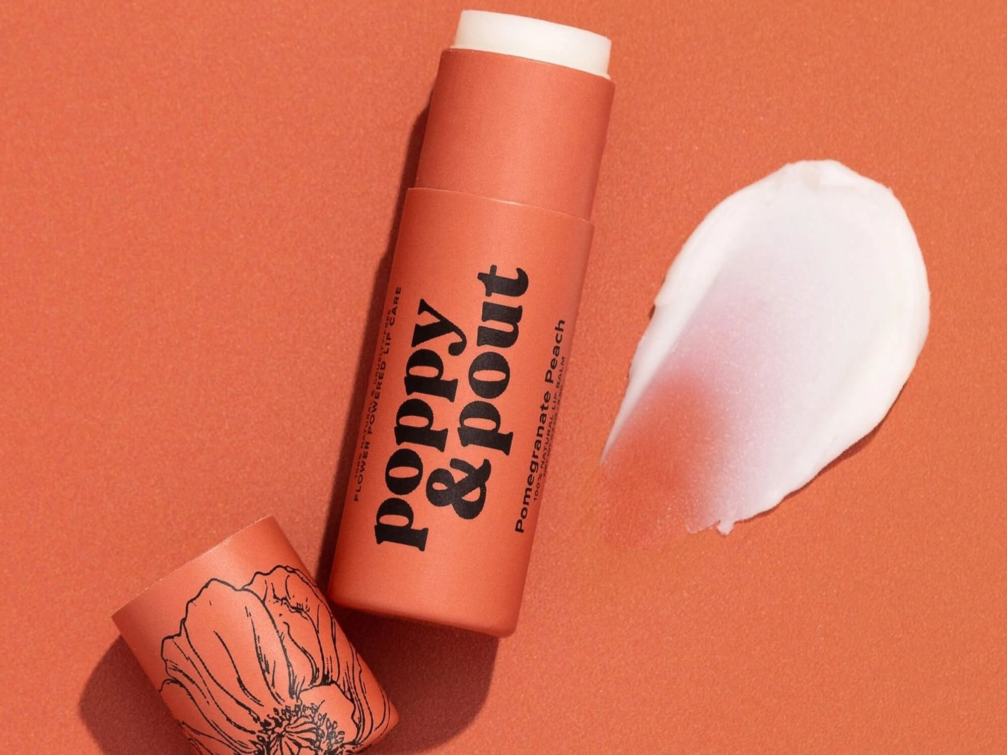Lip Balm, Pomegranate Peach